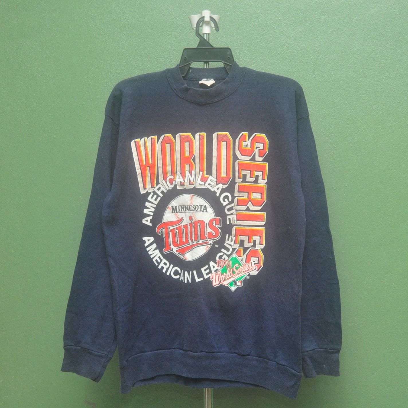 Japanese Brand × Vintage Vintage Twins Minnesota American League World Series Size US L / EU 52-54 / 3 - 1 Thumbnail