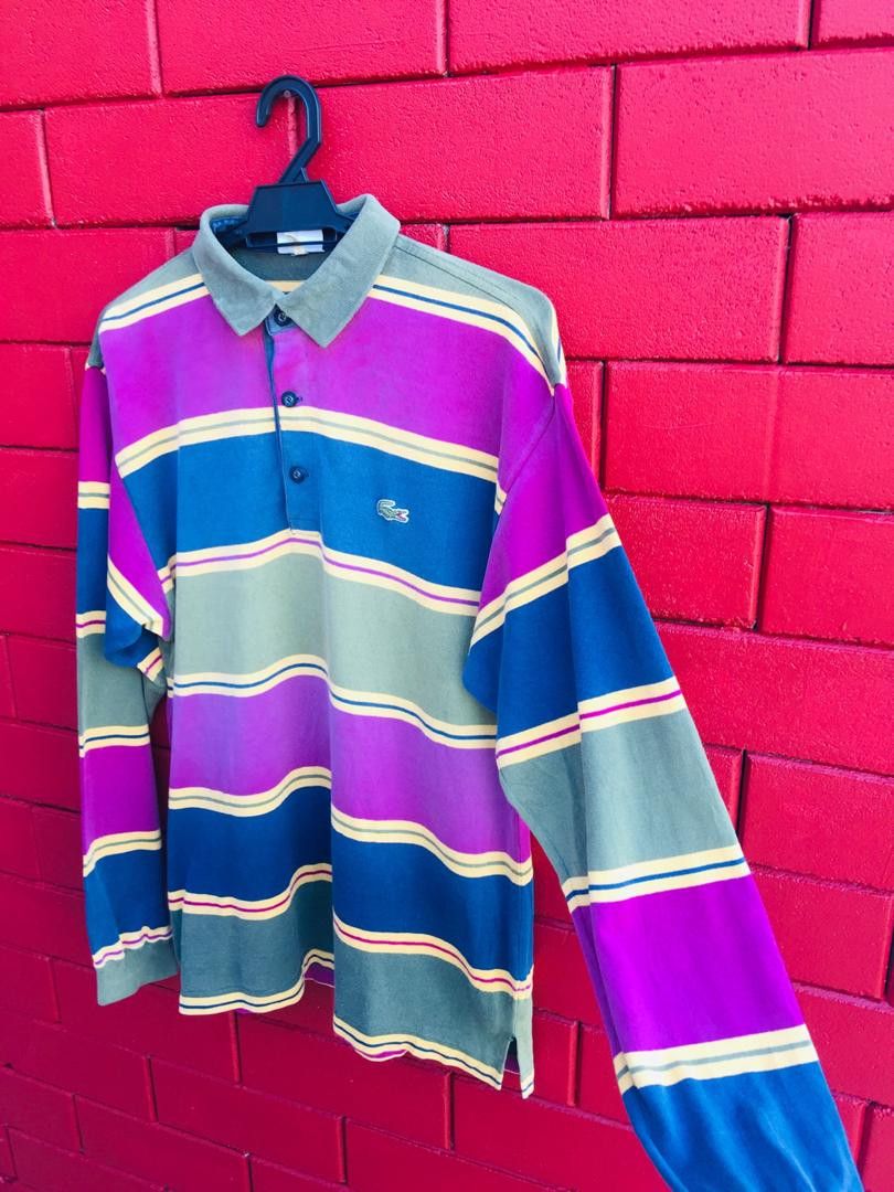 Japanese Brand × Lacoste × Vintage Vintage Lacoste Travis Scott Fashion Style Long Sleeve Size US M / EU 48-50 / 2 - 4 Thumbnail