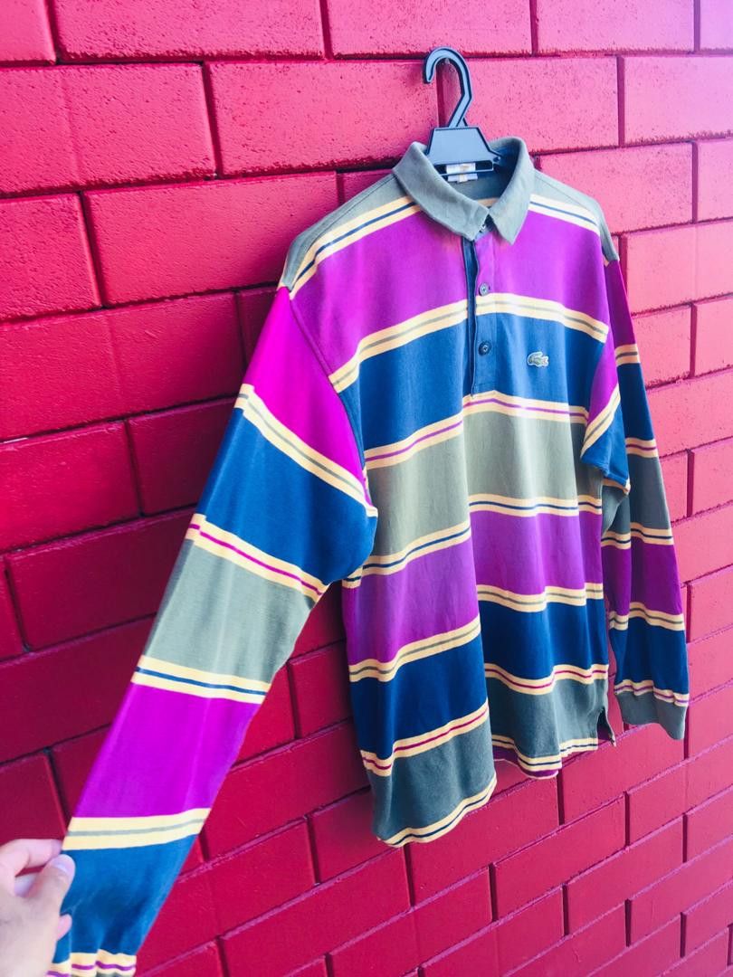 Japanese Brand × Lacoste × Vintage Vintage Lacoste Travis Scott Fashion Style Long Sleeve Size US M / EU 48-50 / 2 - 3 Thumbnail
