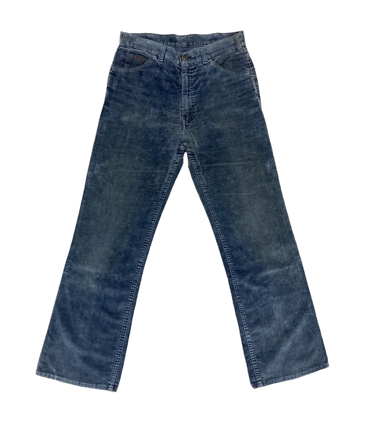 Levi's Vintage 70’s / 80’s Levi’s Movin’ On Velour Flare pants Size US 33 - 2 Thumbnail