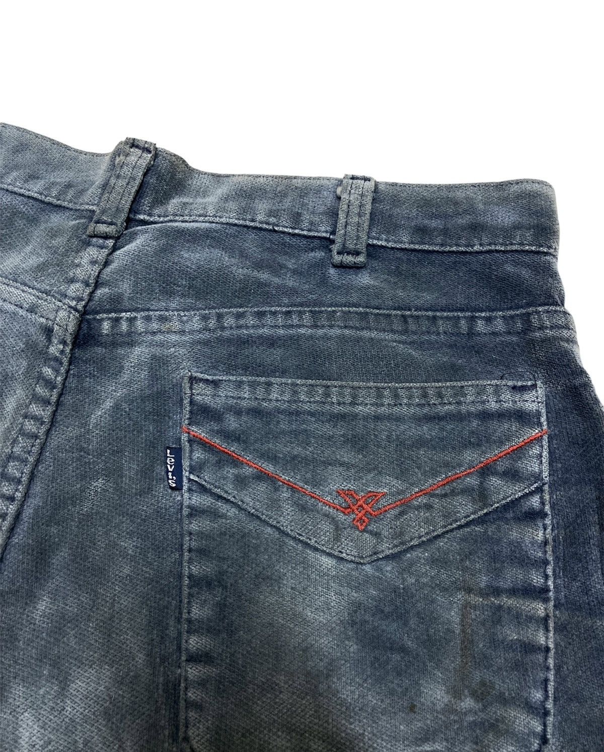 Levi's Vintage 70’s / 80’s Levi’s Movin’ On Velour Flare pants Size US 33 - 9 Thumbnail