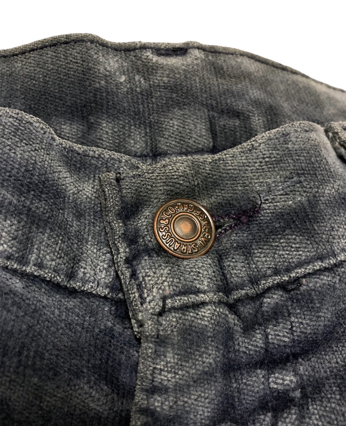 Levi's Vintage 70’s / 80’s Levi’s Movin’ On Velour Flare pants Size US 33 - 6 Thumbnail