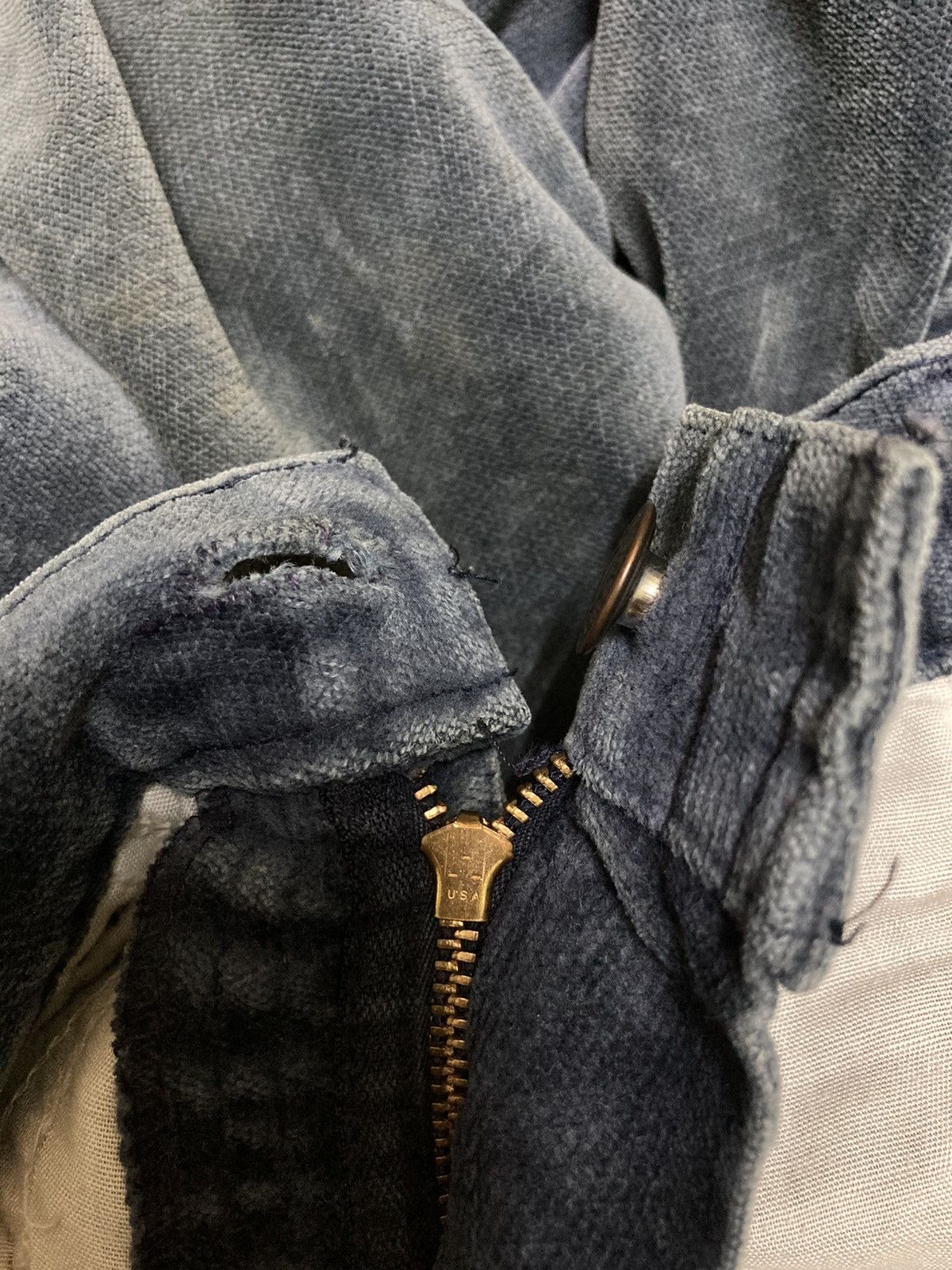 Levi's Vintage 70’s / 80’s Levi’s Movin’ On Velour Flare pants Size US 33 - 16 Thumbnail