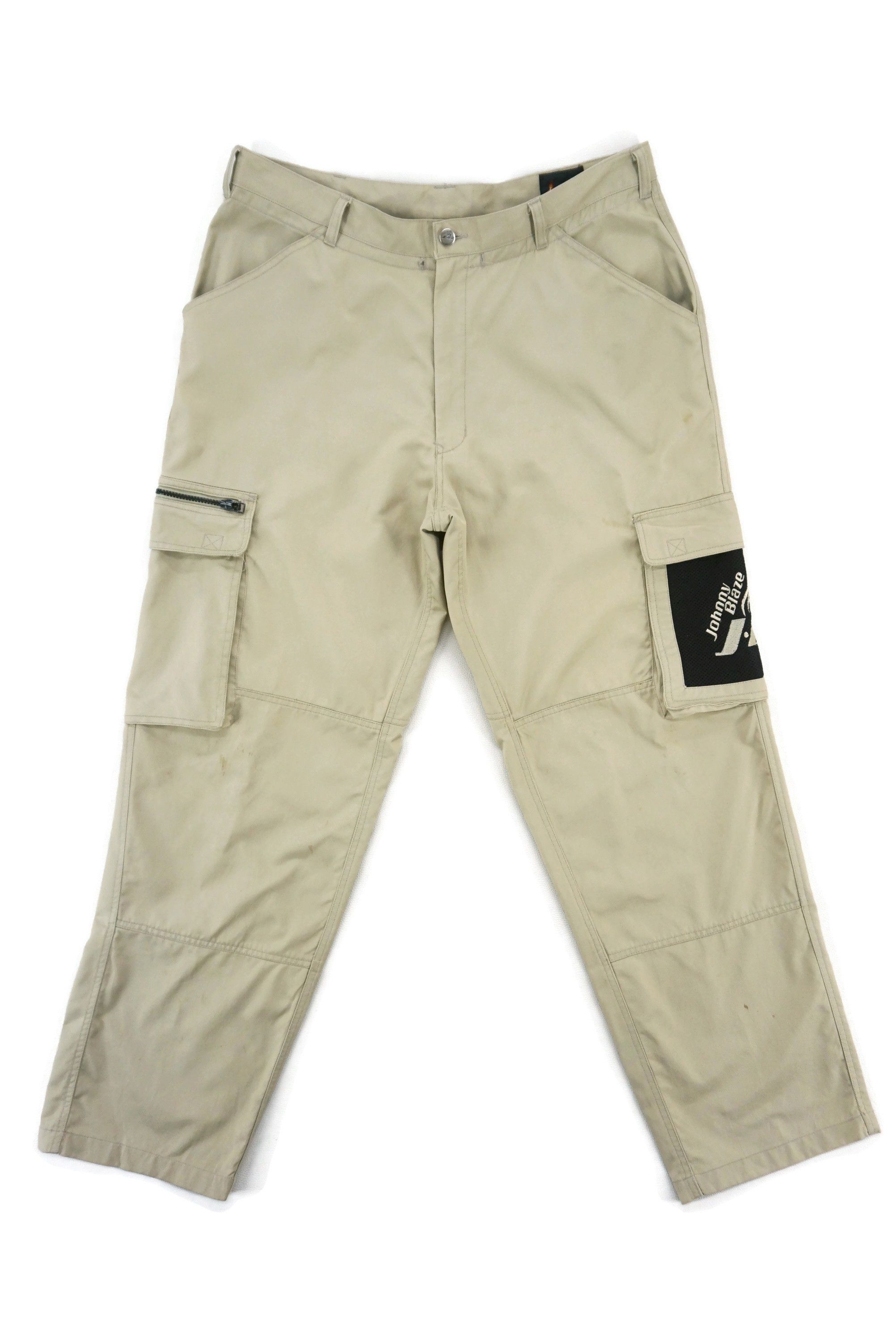 image of Surplus x Vintage Hip Hop Skate Johnny Blaze Baggy Cargo Pants in Beige, Men's (Size 37)