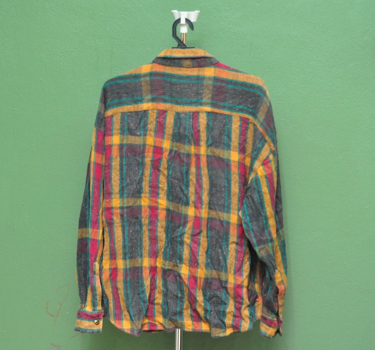 Japanese Brand × Vintage Vintage Santana Flannel Japanese Travis Scott Fashion Style Size US XL / EU 56 / 4 - 2 Thumbnail