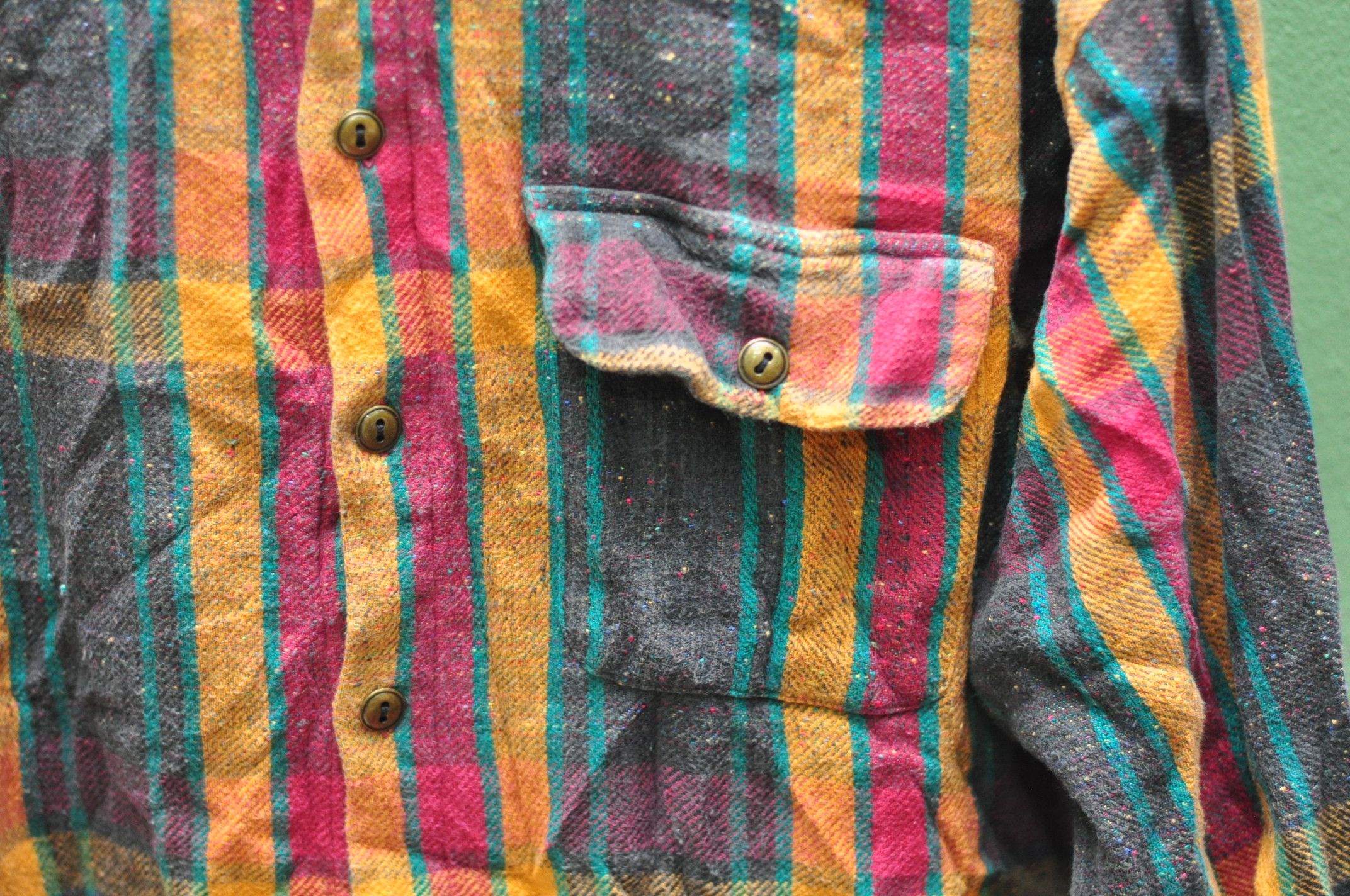 Japanese Brand × Vintage Vintage Santana Flannel Japanese Travis Scott Fashion Style Size US XL / EU 56 / 4 - 5 Thumbnail