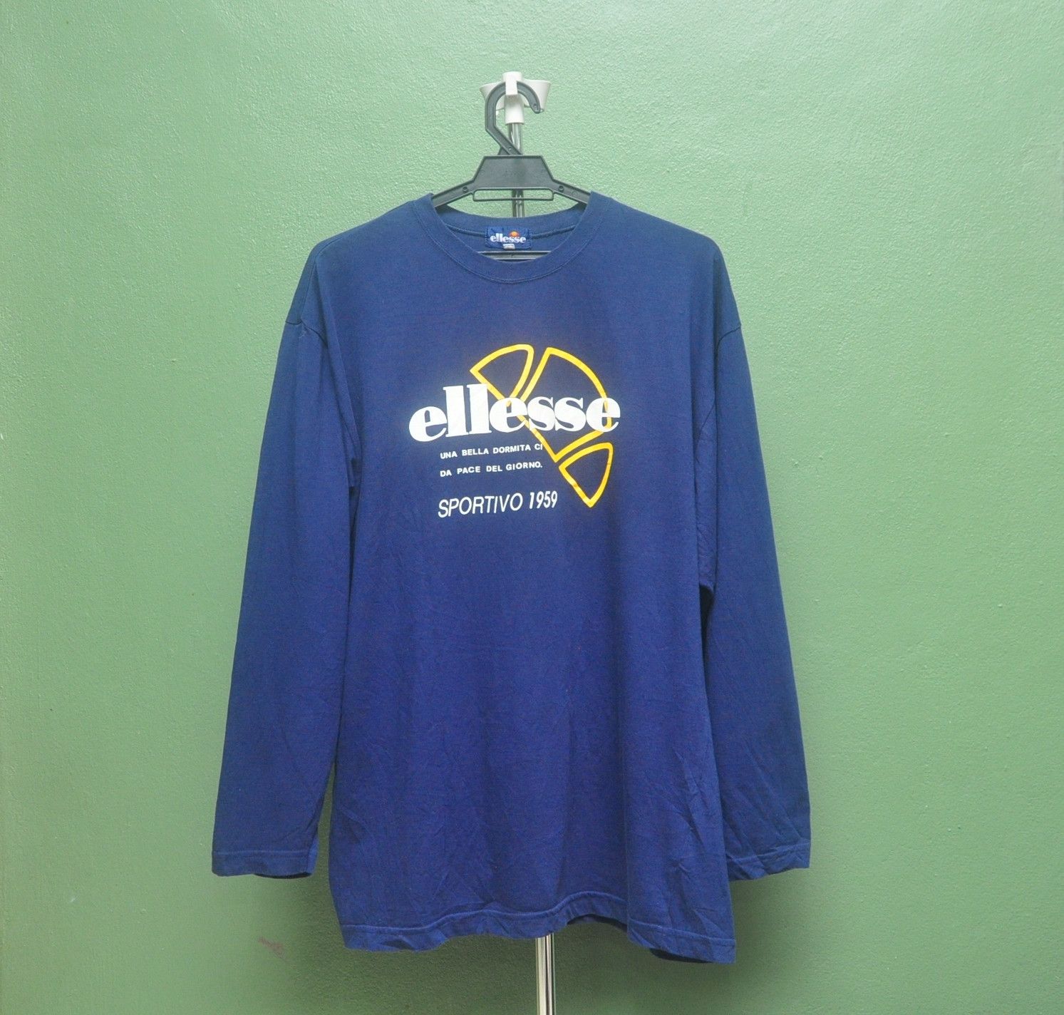 Ellesse Ellesse Big Logo Line Up Long Sleeve Shirt Size US L / EU 52-54 / 3 - 1 Thumbnail