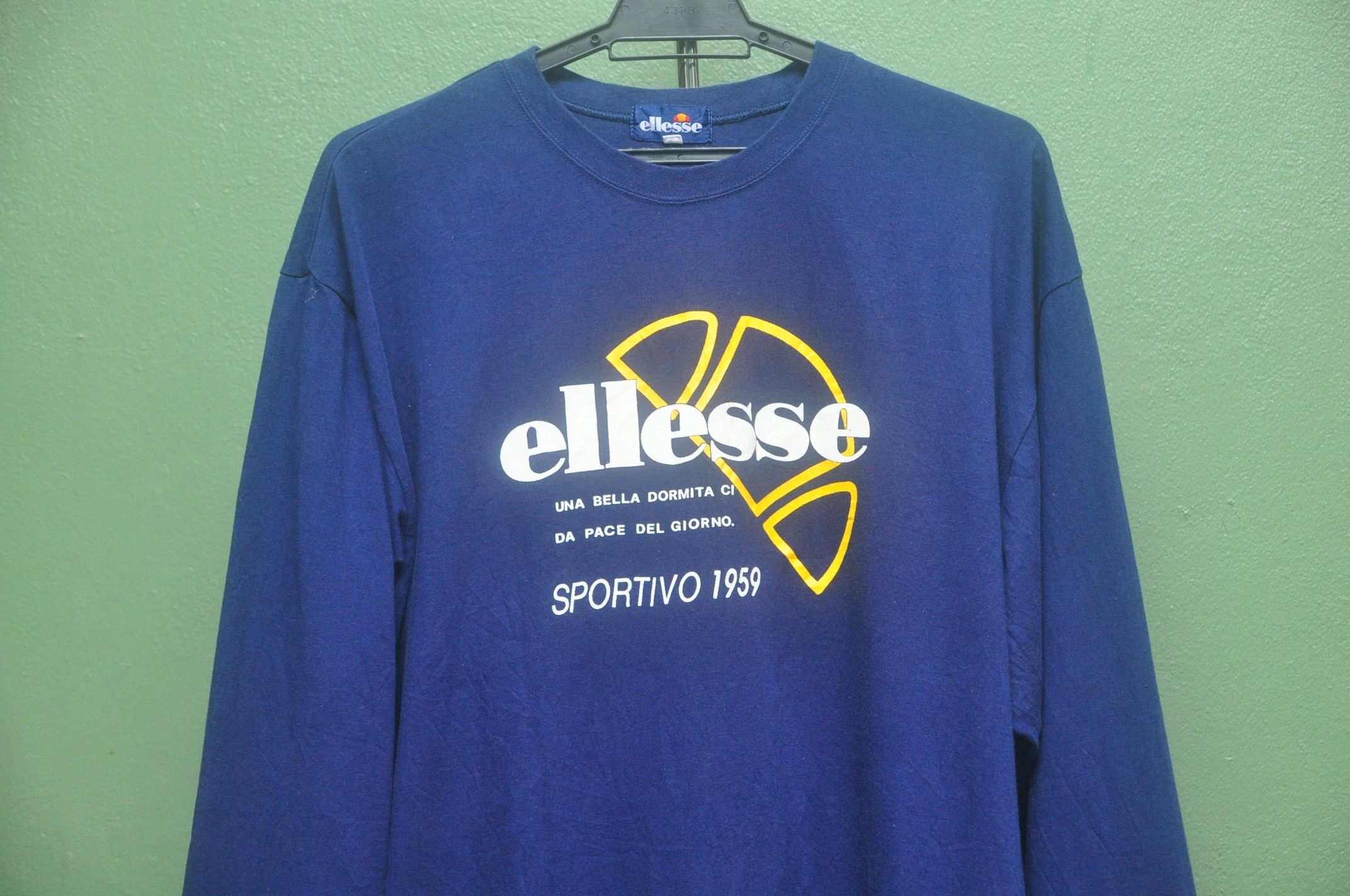 Ellesse Ellesse Big Logo Line Up Long Sleeve Shirt Size US L / EU 52-54 / 3 - 2 Thumbnail