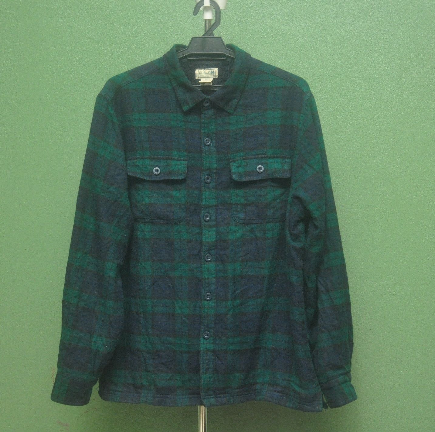 Japanese Brand × L.L. Bean Vintage L.L. Bean Long Sleeve Travis Scott Fashion Style Size US L / EU 52-54 / 3 - 1 Thumbnail