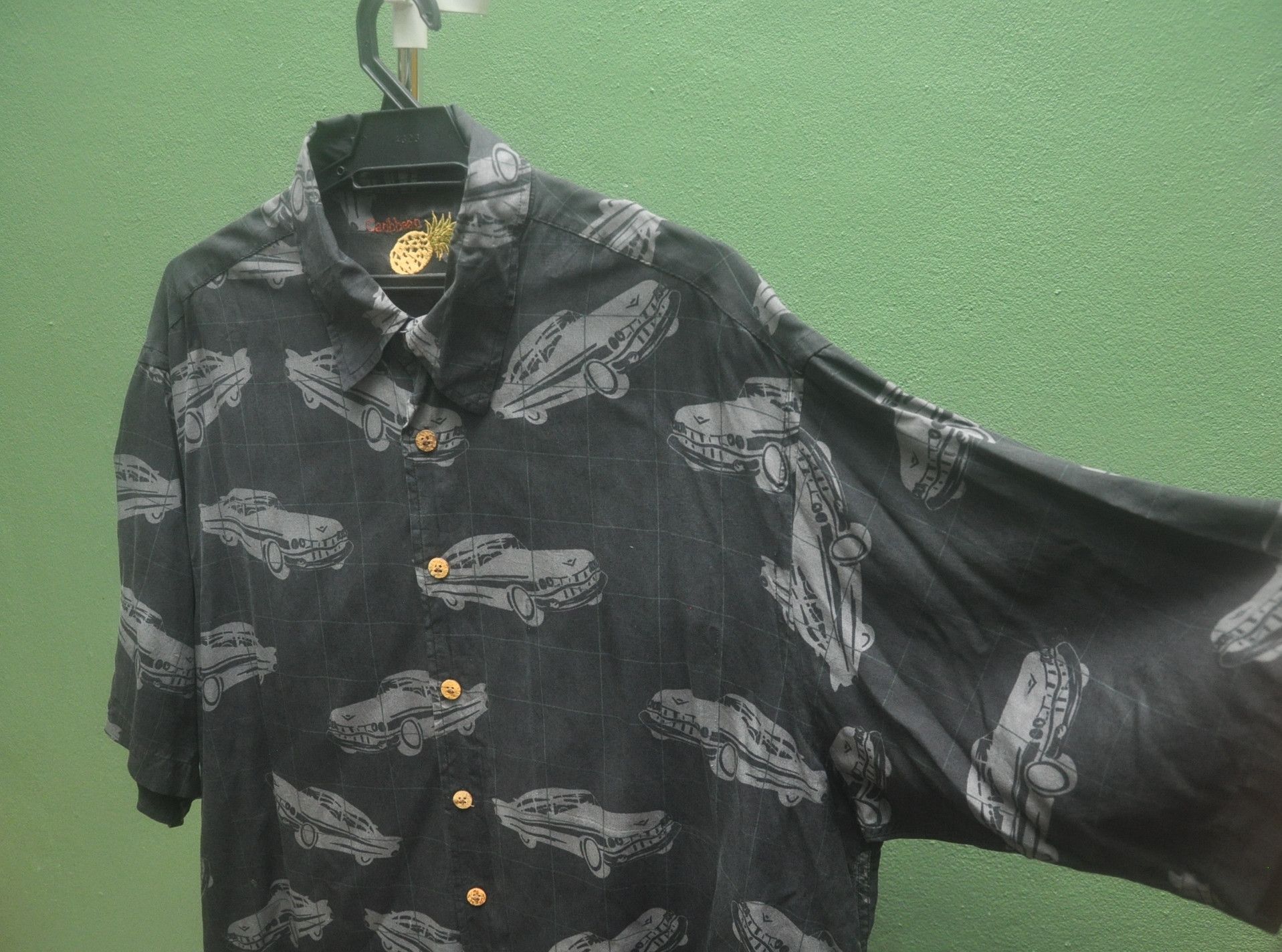 Japanese Brand Vintage Caribbean Car Fullprint Travis Scott Fashion Style Size US XL / EU 56 / 4 - 6 Thumbnail