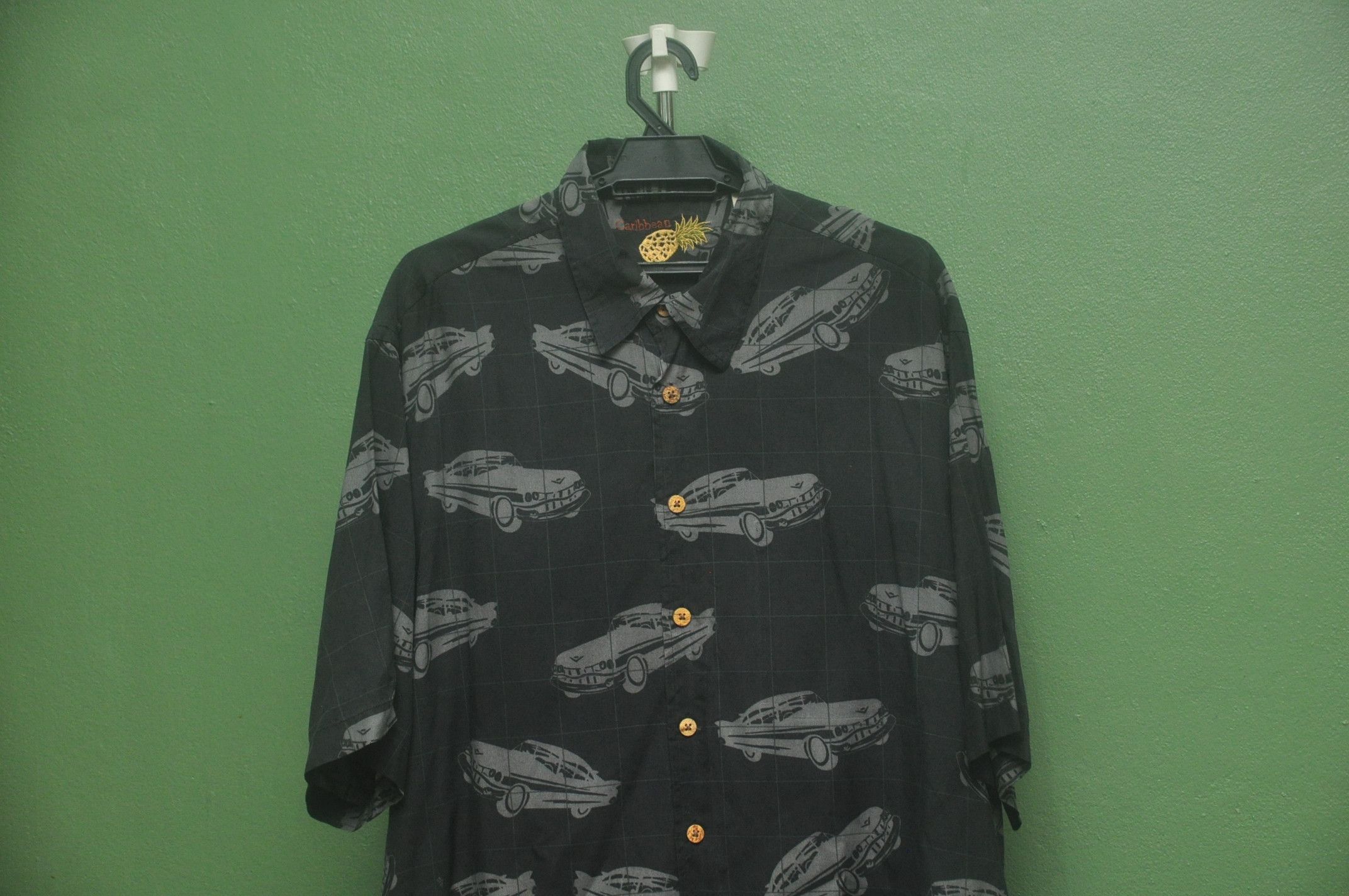 Japanese Brand Vintage Caribbean Car Fullprint Travis Scott Fashion Style Size US XL / EU 56 / 4 - 3 Thumbnail