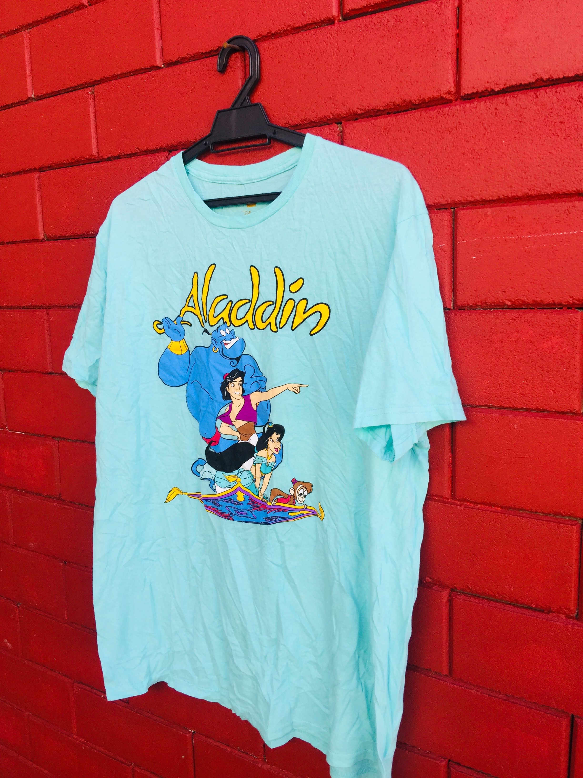 Japanese Brand Vintage Aladdin Cartoon Movie Travis Scott Fashion Style Size US L / EU 52-54 / 3 - 4 Thumbnail