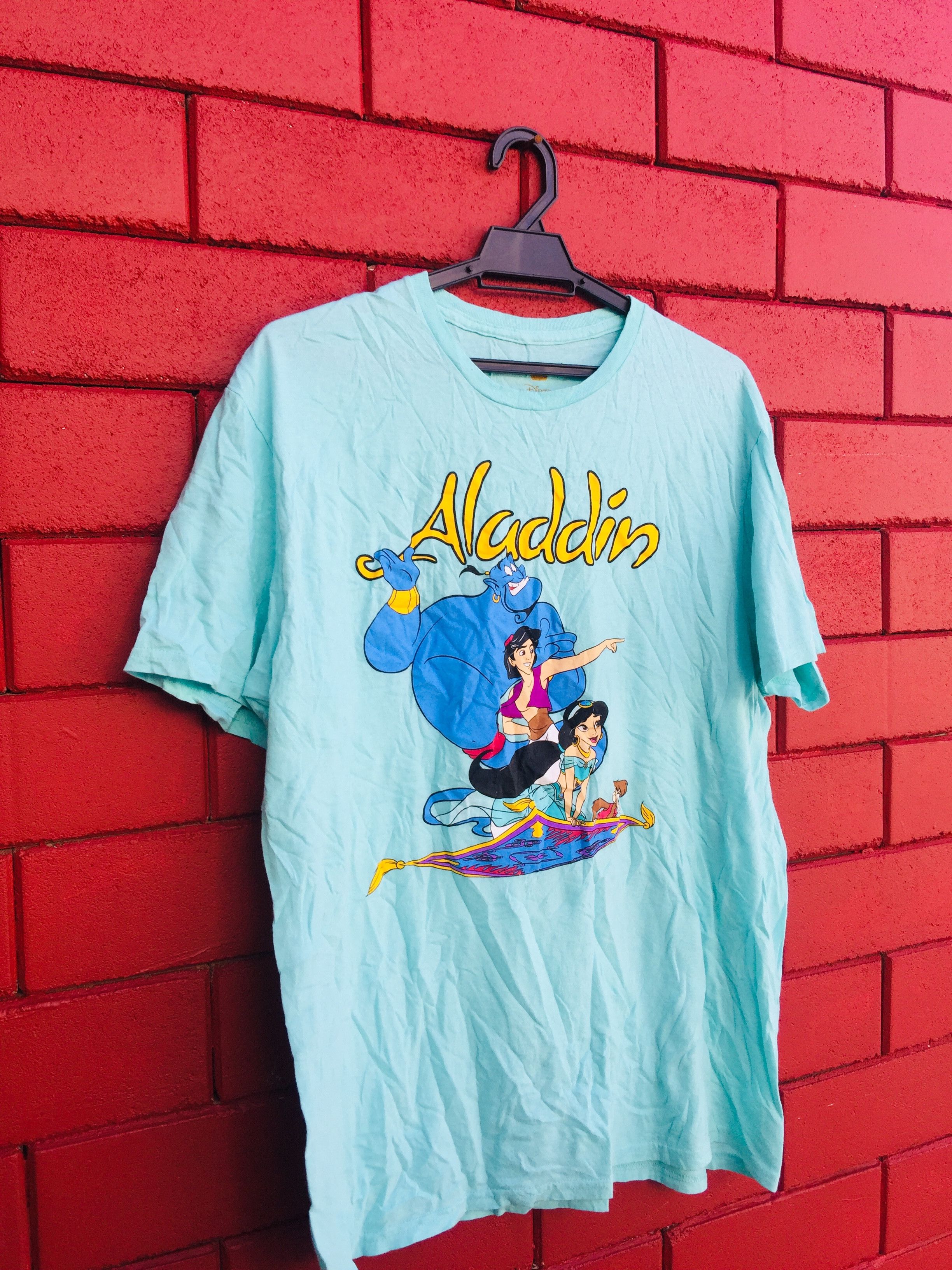 Japanese Brand Vintage Aladdin Cartoon Movie Travis Scott Fashion Style Size US L / EU 52-54 / 3 - 5 Thumbnail