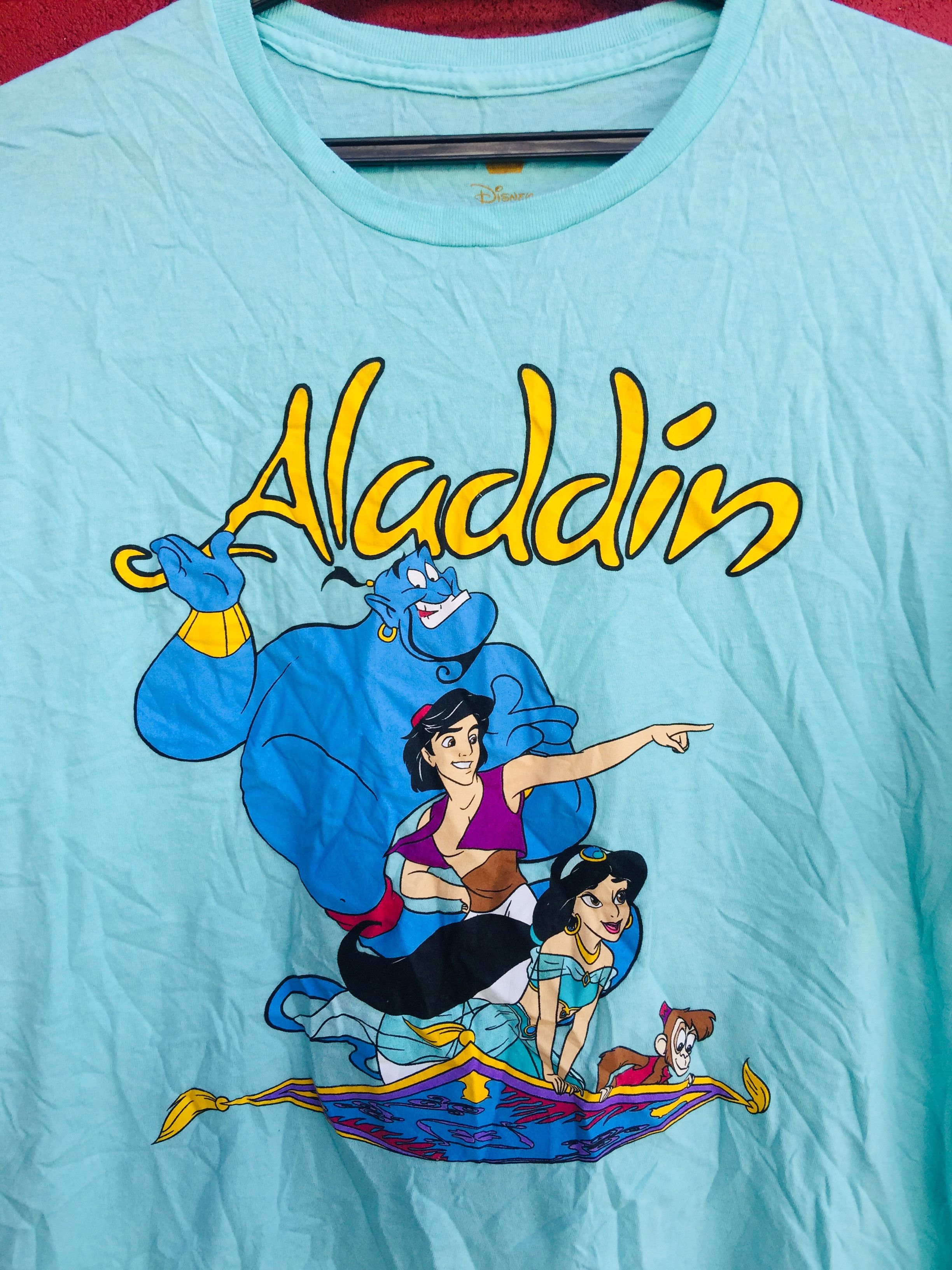 Japanese Brand Vintage Aladdin Cartoon Movie Travis Scott Fashion Style Size US L / EU 52-54 / 3 - 3 Thumbnail