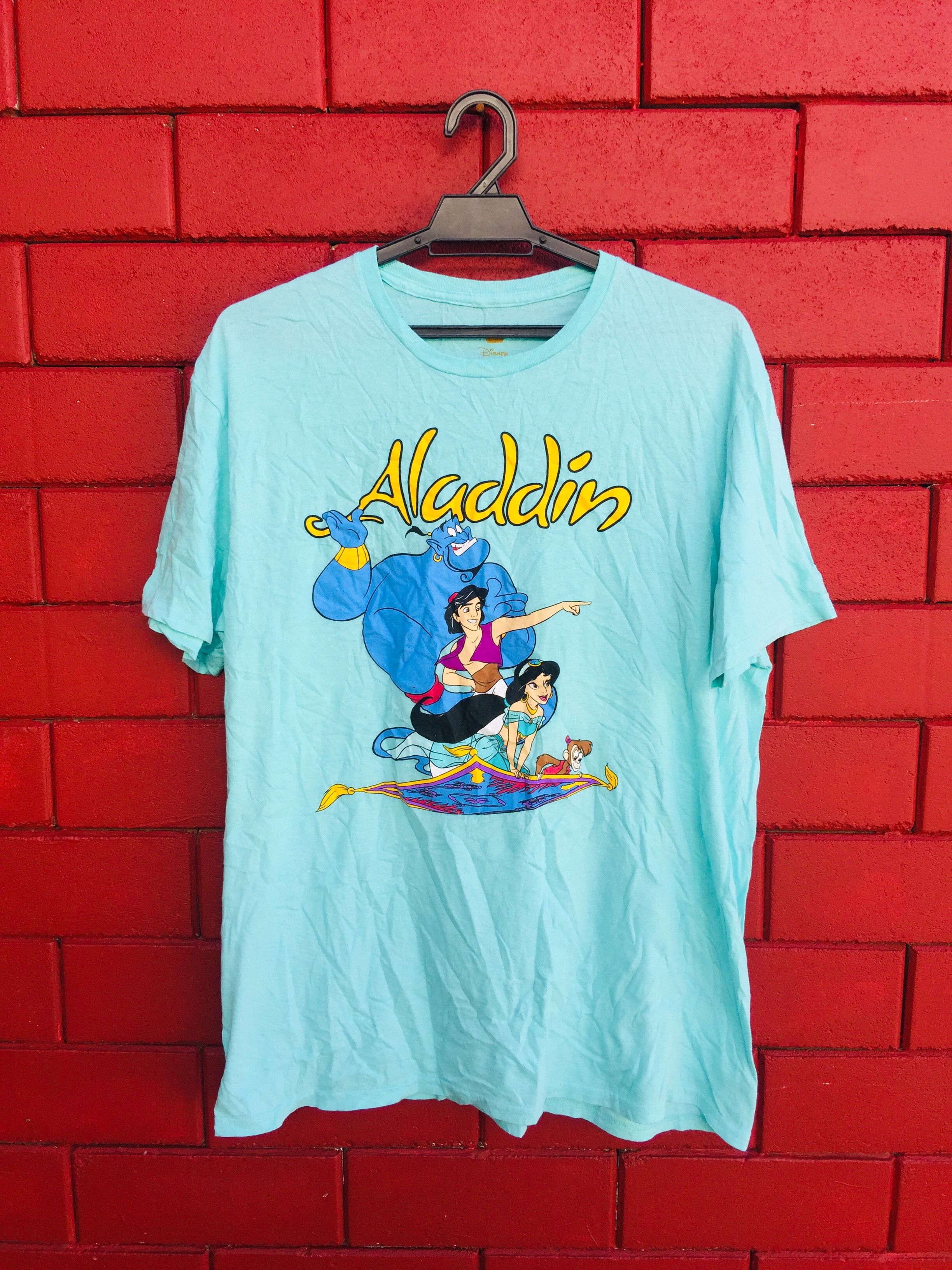 Japanese Brand Vintage Aladdin Cartoon Movie Travis Scott Fashion Style Size US L / EU 52-54 / 3 - 1 Thumbnail
