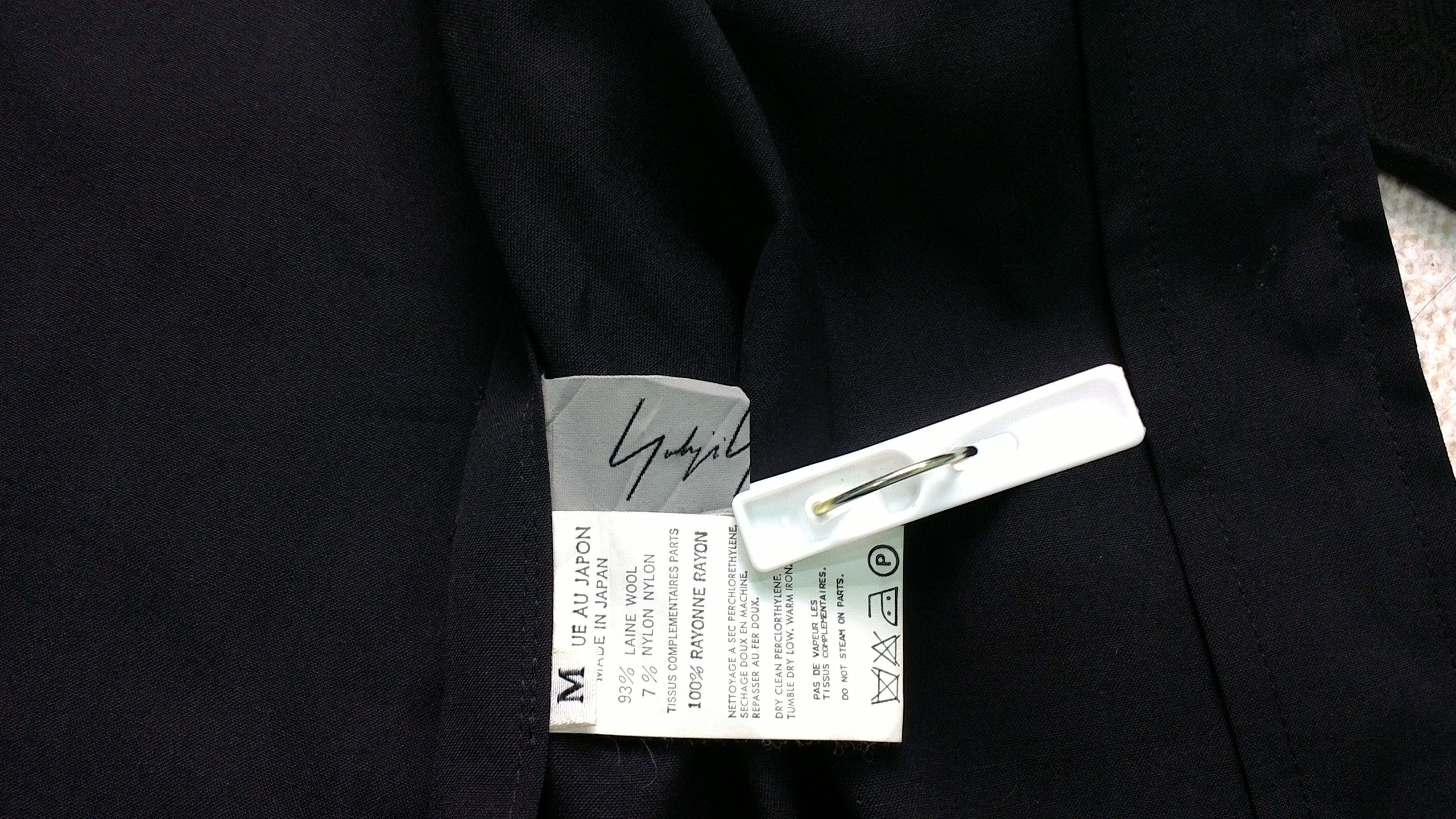 Yohji Yamamoto Yohji Yamamoto signature Tag Size US M / EU 48-50 / 2 - 3 Thumbnail