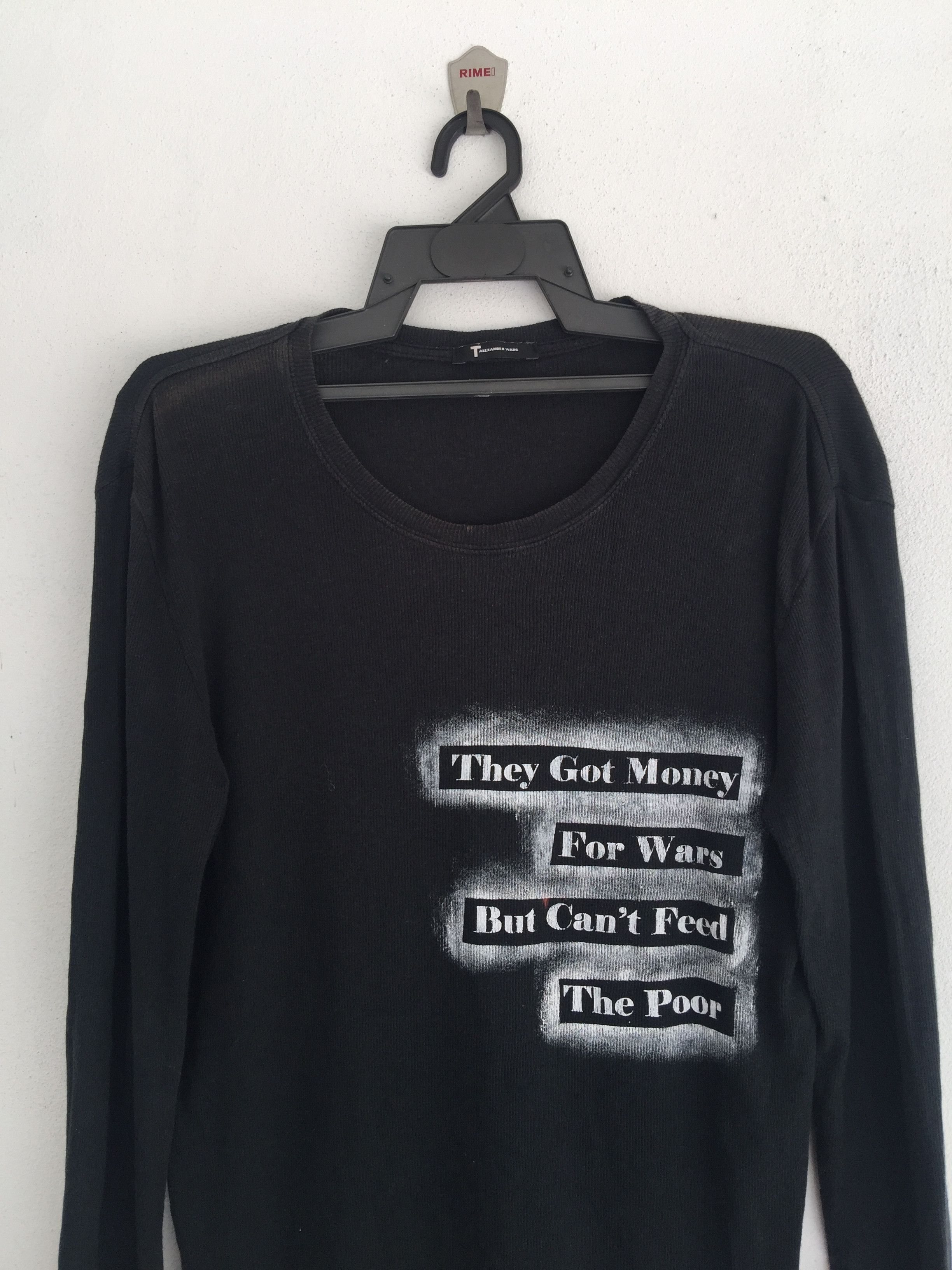 Japanese Brand Vintage Alexander Wan Long Sleeve Shirt Black Size US M / EU 48-50 / 2 - 3 Thumbnail