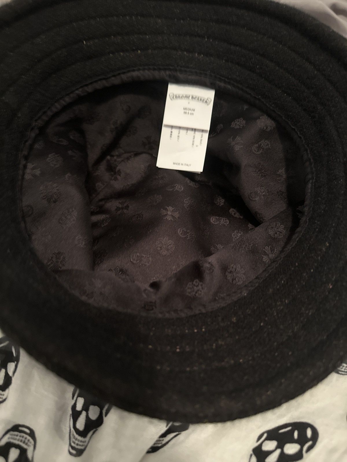 Chrome Hearts chrome hearts matty boy sex records cashmere/silk bucket hat Size ONE SIZE - 4 Thumbnail