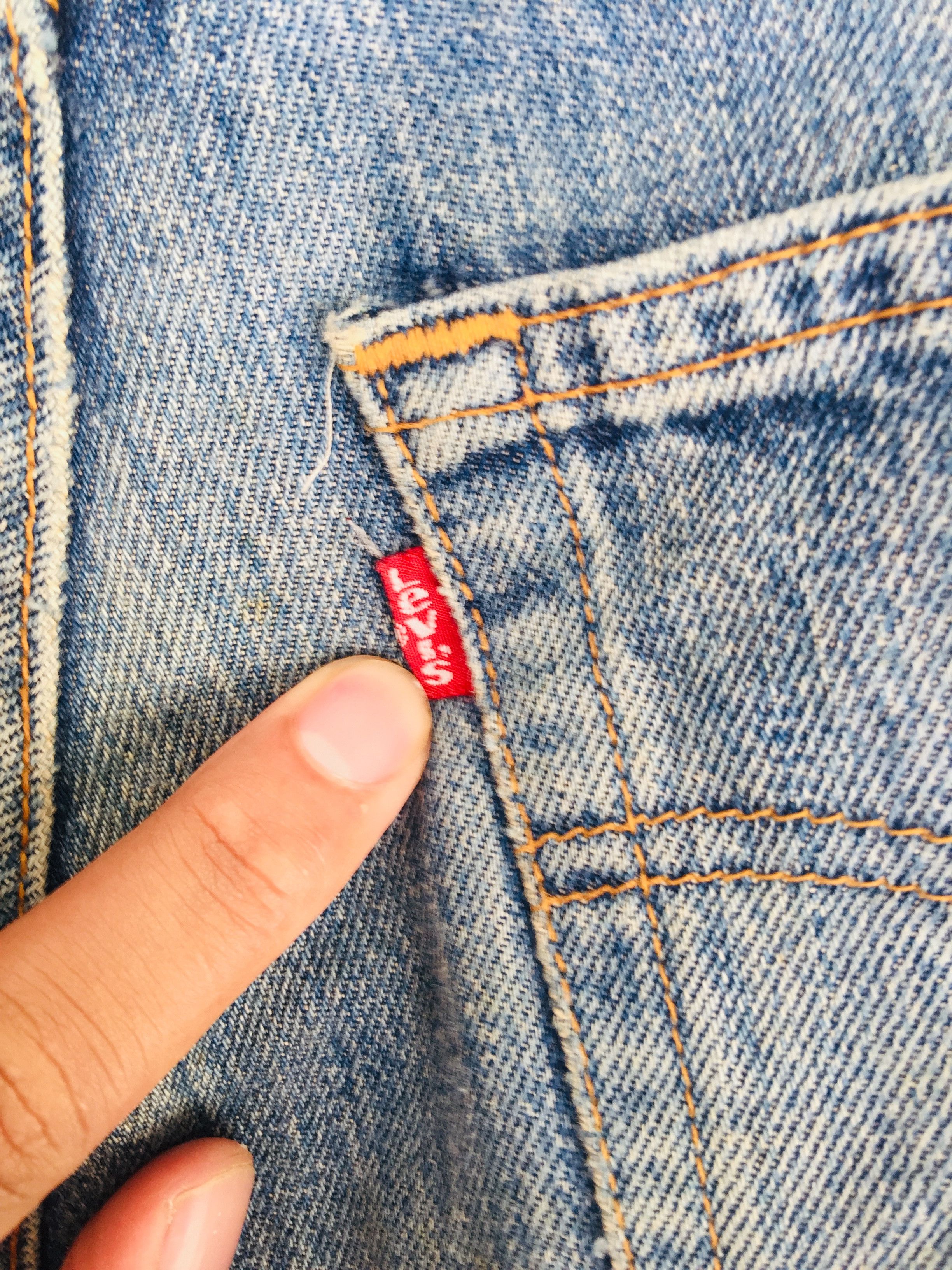 Japanese Brand × Levi's Vintage Clothing Vintage Levis 90s Travis Scott Fashion Se Denim Distressed Size US 27 - 10 Thumbnail