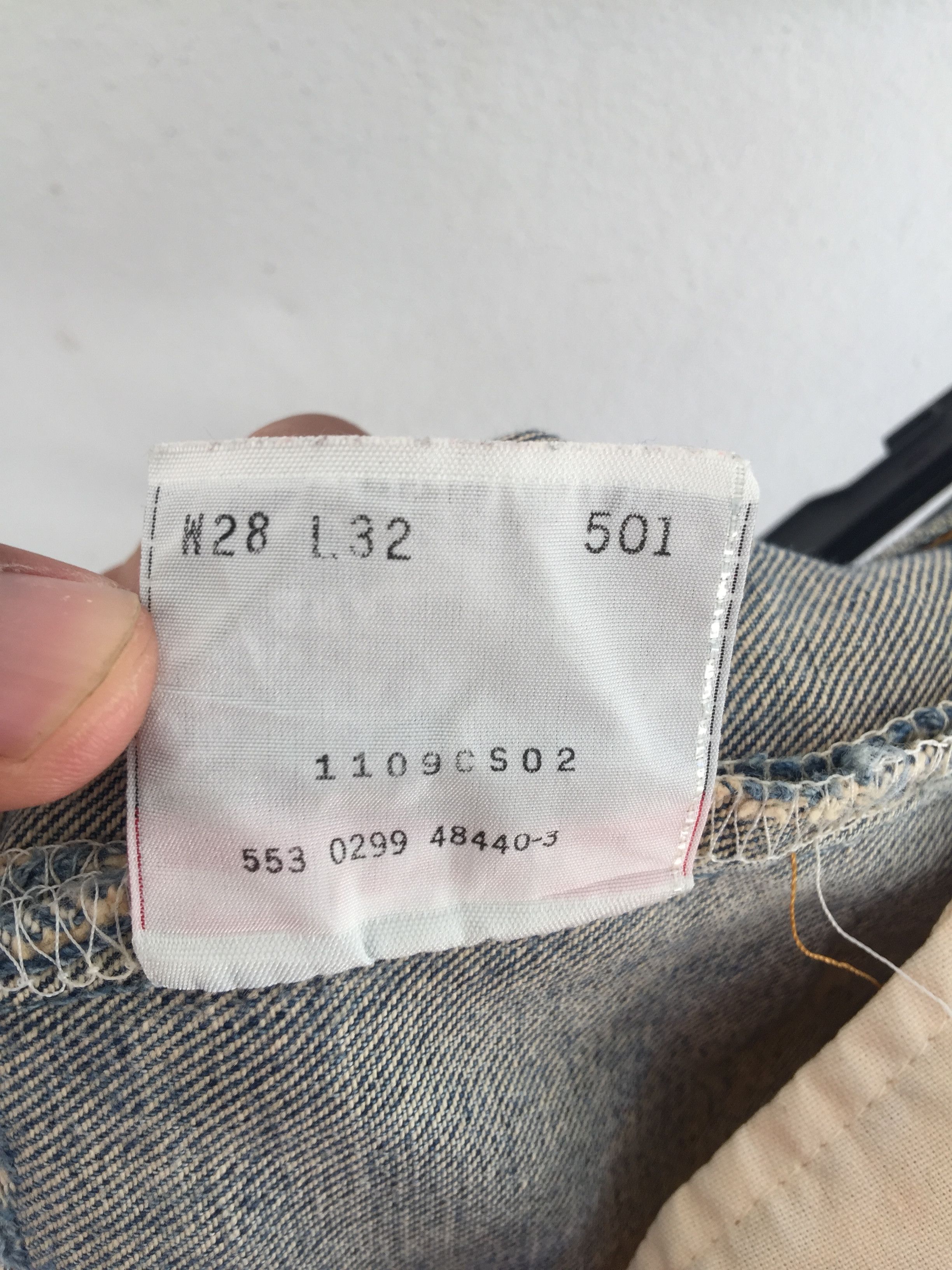 Japanese Brand × Levi's Vintage Clothing Vintage Levis 90s Travis Scott Fashion Se Denim Distressed Size US 27 - 13 Thumbnail