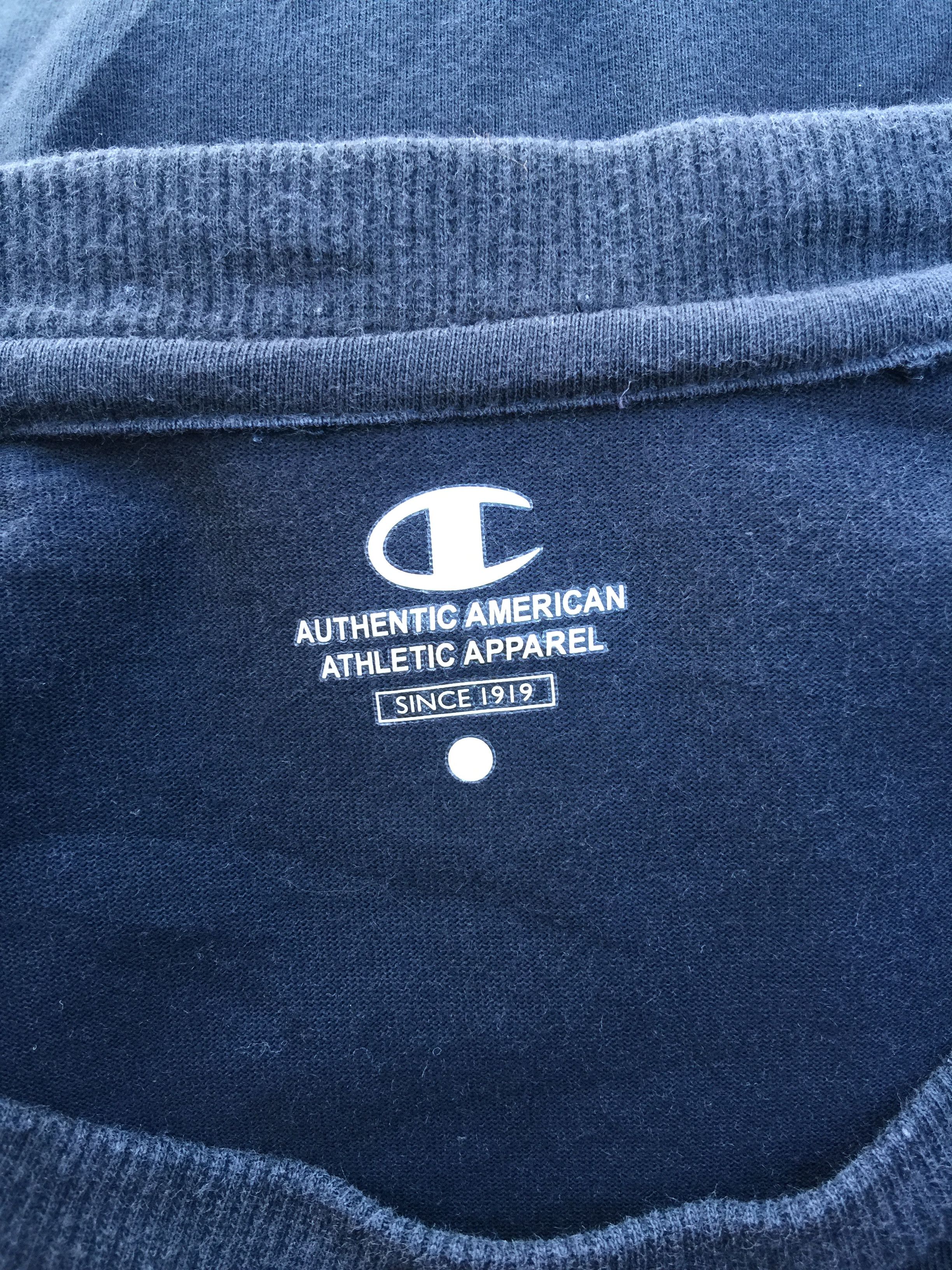 Champion × Japanese Brand × Vintage Vintage Champion Long Sleeve Black Colour Travis Scott Size US XL / EU 56 / 4 - 7 Thumbnail