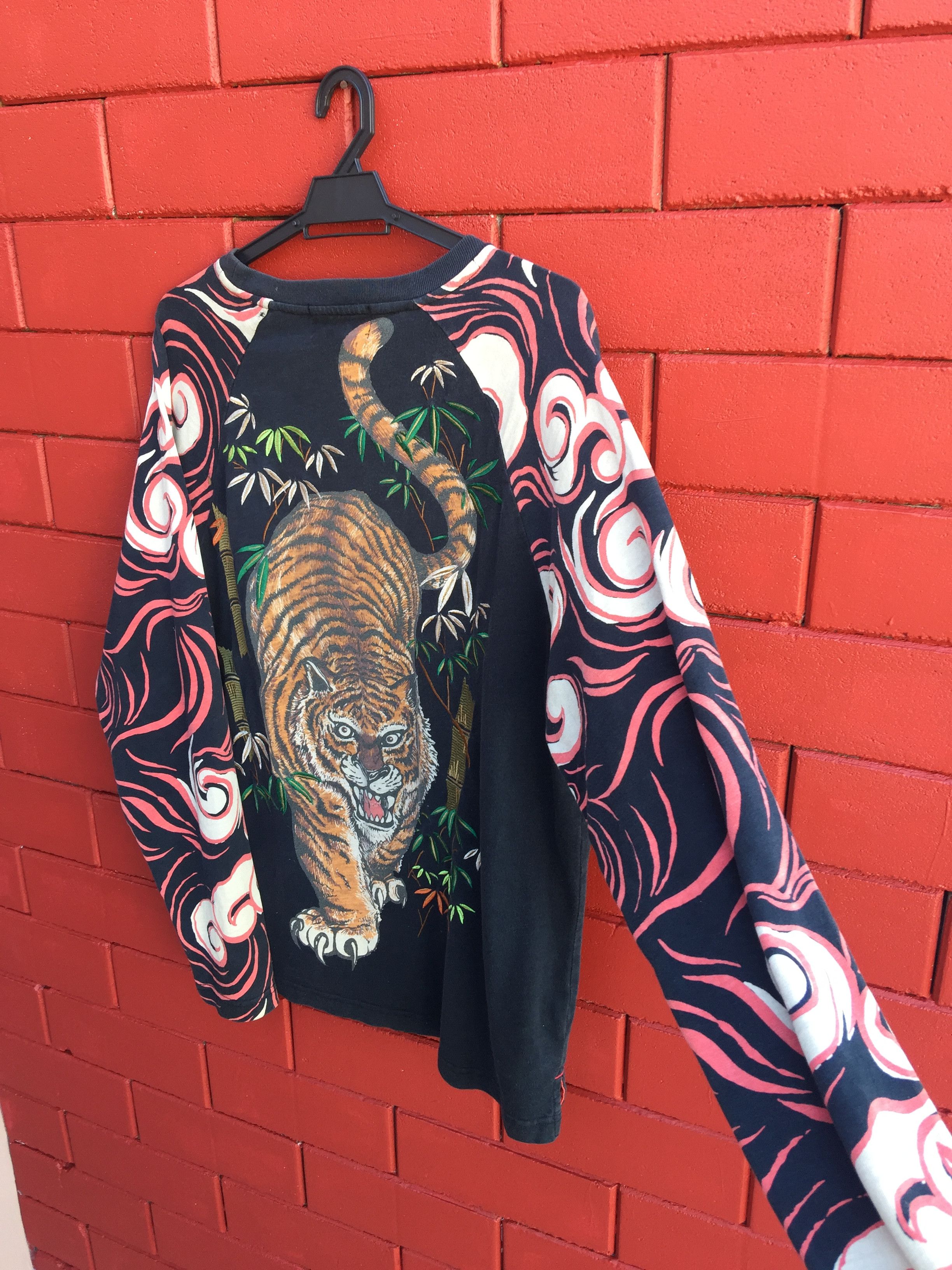 Japanese Brand Japanese Yakuza Tiger Fashion Designer Fashion Style Size US L / EU 52-54 / 3 - 4 Thumbnail