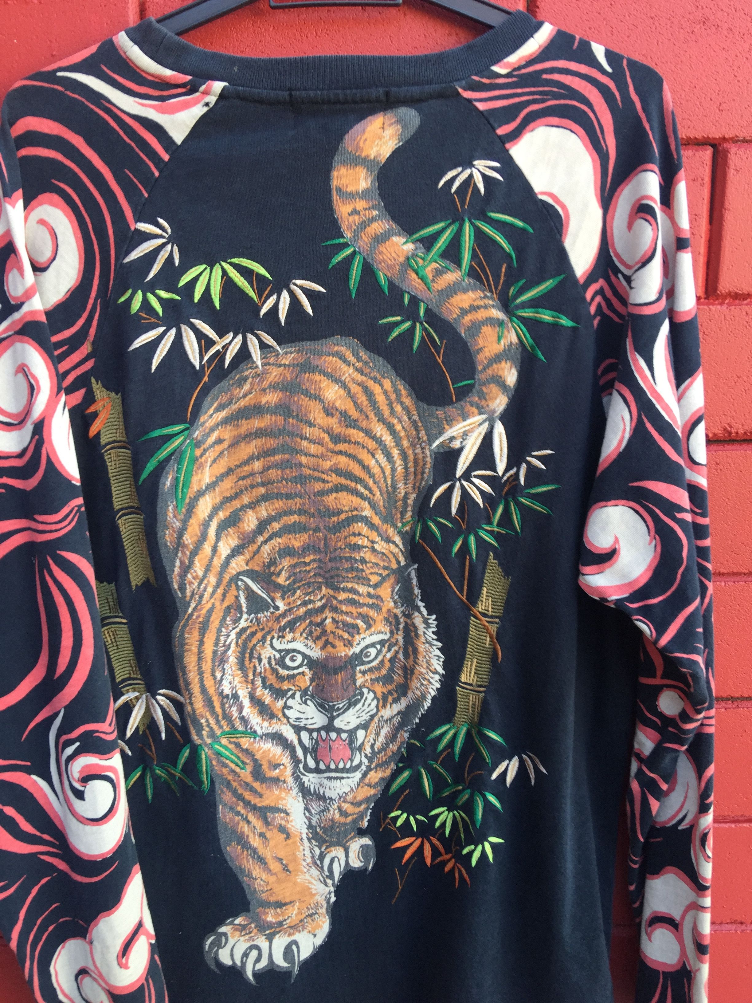 Japanese Brand Japanese Yakuza Tiger Fashion Designer Fashion Style Size US L / EU 52-54 / 3 - 3 Thumbnail