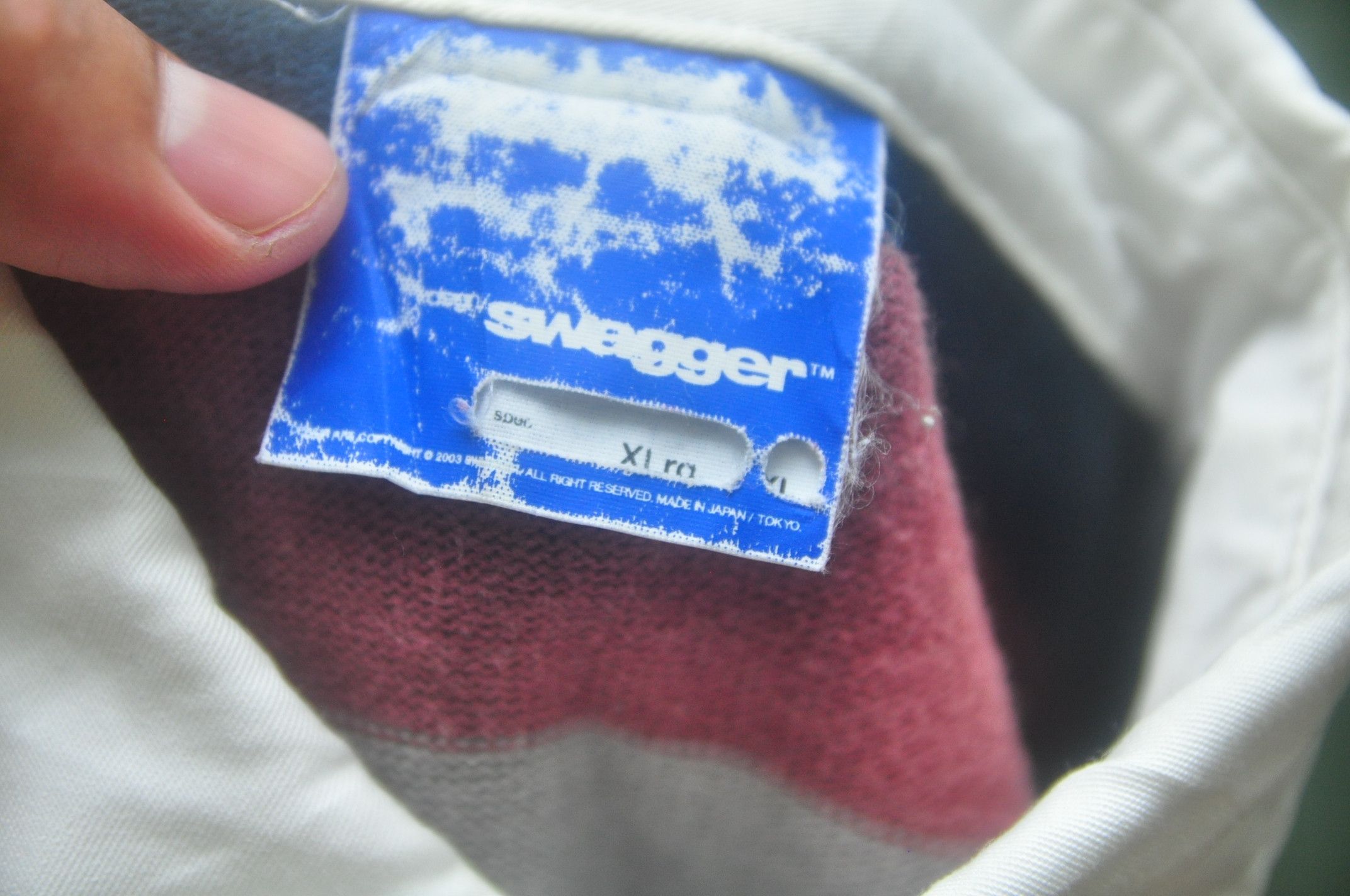 Designer × Japanese Brand × Swagger Vintage Swagger Stripes Made In Japan Shirt Travis Scott Size US XL / EU 56 / 4 - 4 Thumbnail