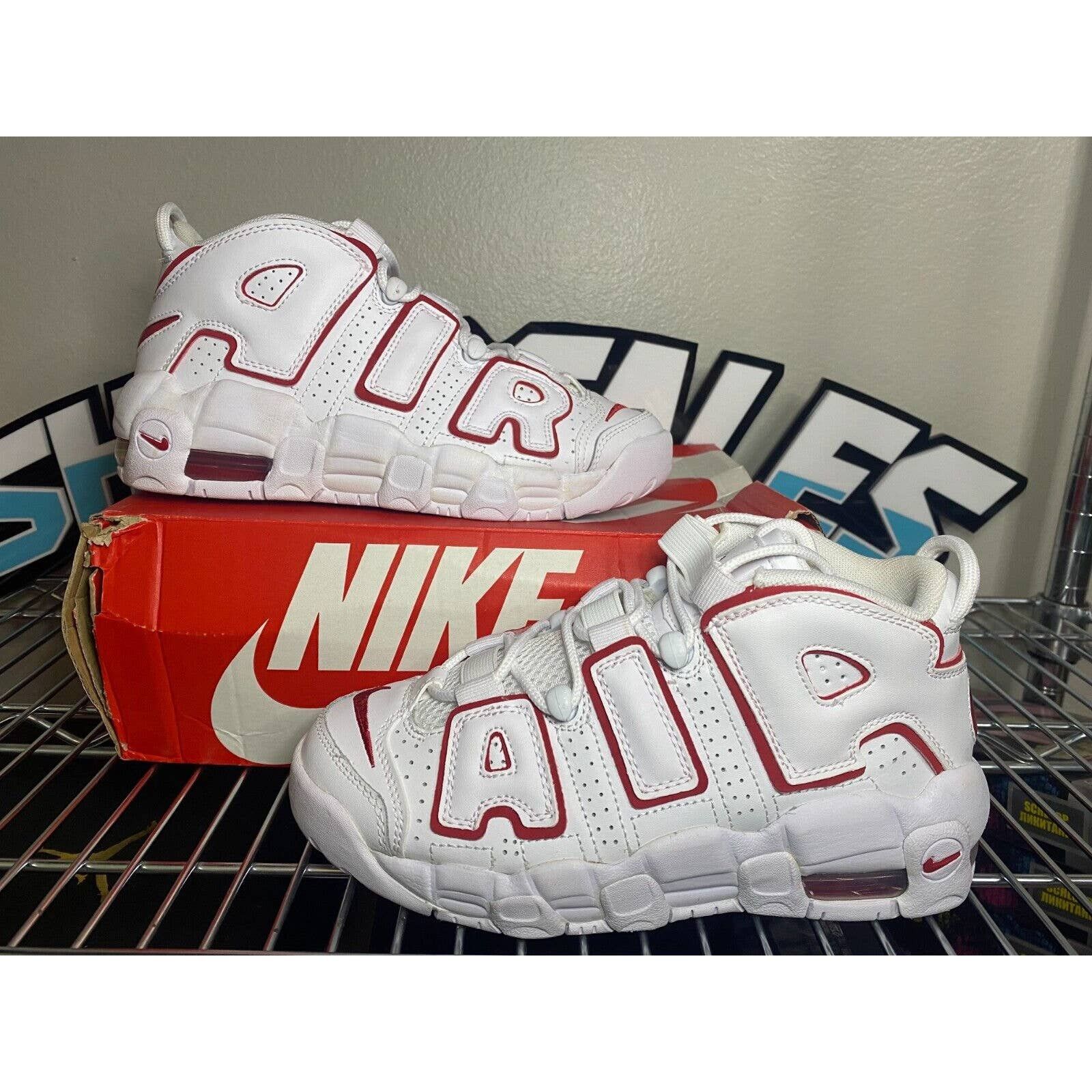 Nike Nike Air More Uptempo White Varsity Red Outline (2021) | Grailed