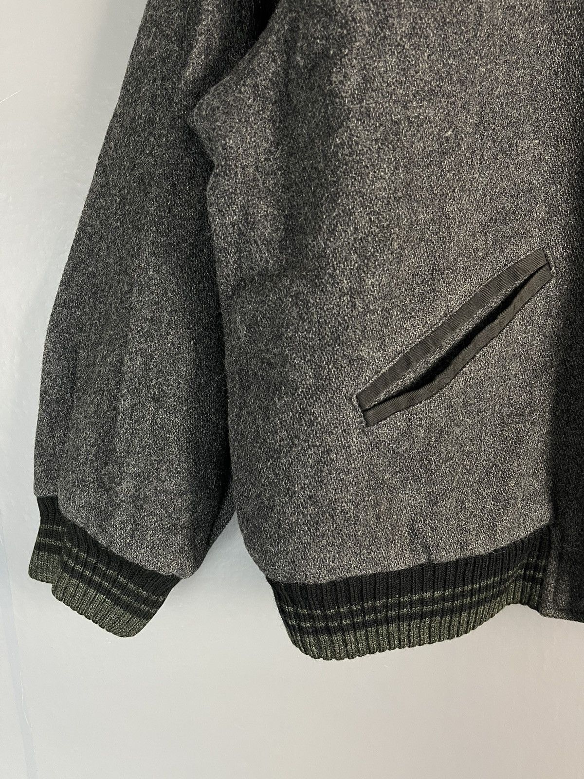 Japanese Brand × Vintage BOXY JAPANESE BRAND REVERSIBLE WOOL VARSITY JACKET Size US M / EU 48-50 / 2 - 4 Thumbnail