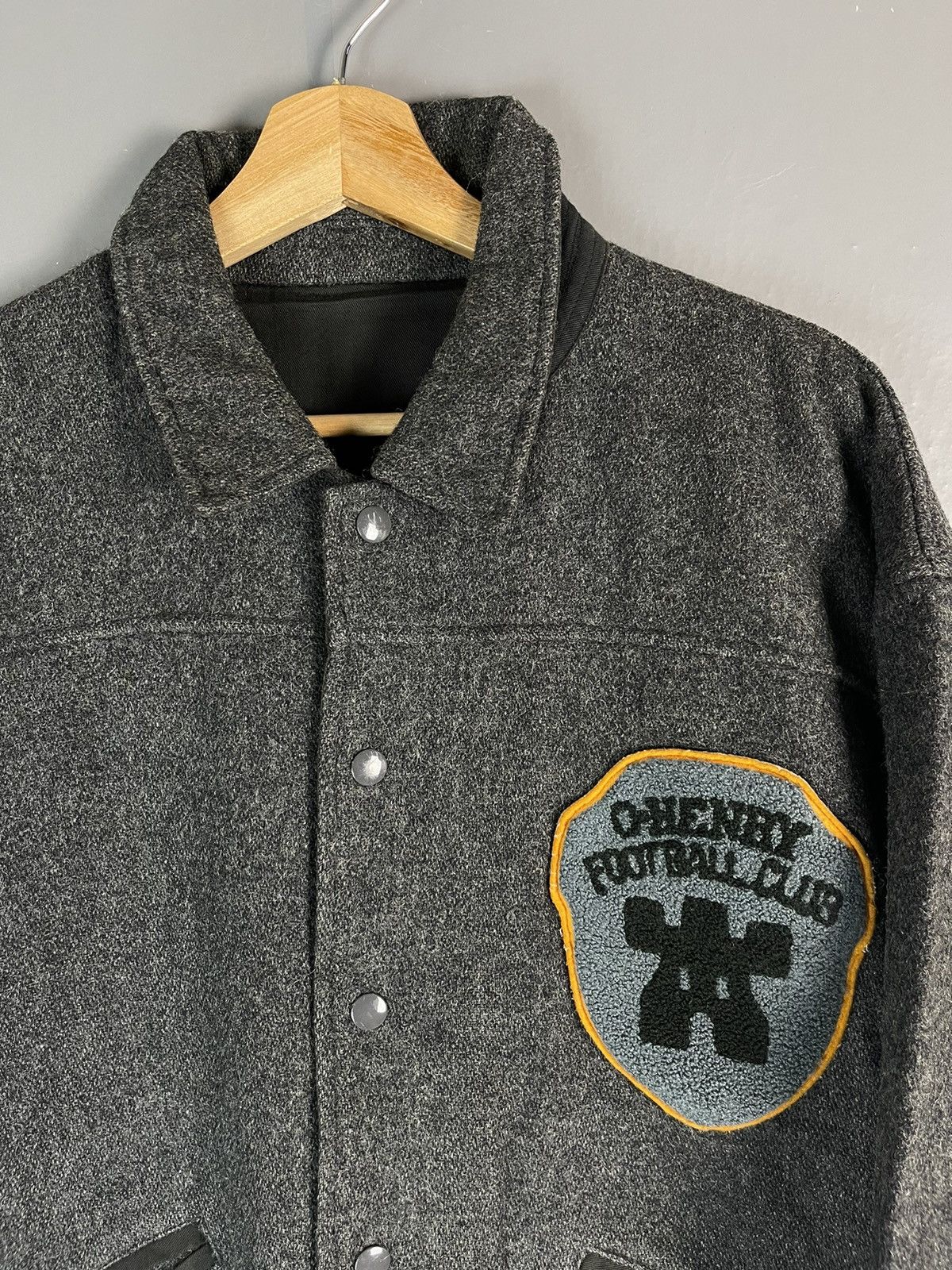 Japanese Brand × Vintage BOXY JAPANESE BRAND REVERSIBLE WOOL VARSITY JACKET Size US M / EU 48-50 / 2 - 2 Thumbnail