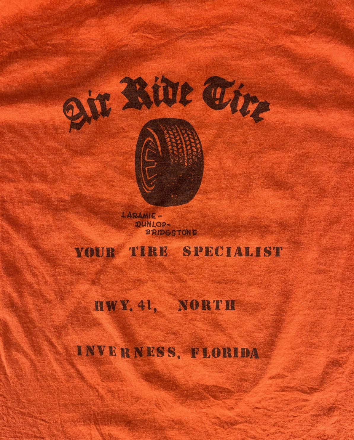 Harley Davidson × Indian Motorcycle × Vintage 1980s Tire store t shirt Size US L / EU 52-54 / 3 - 6 Thumbnail
