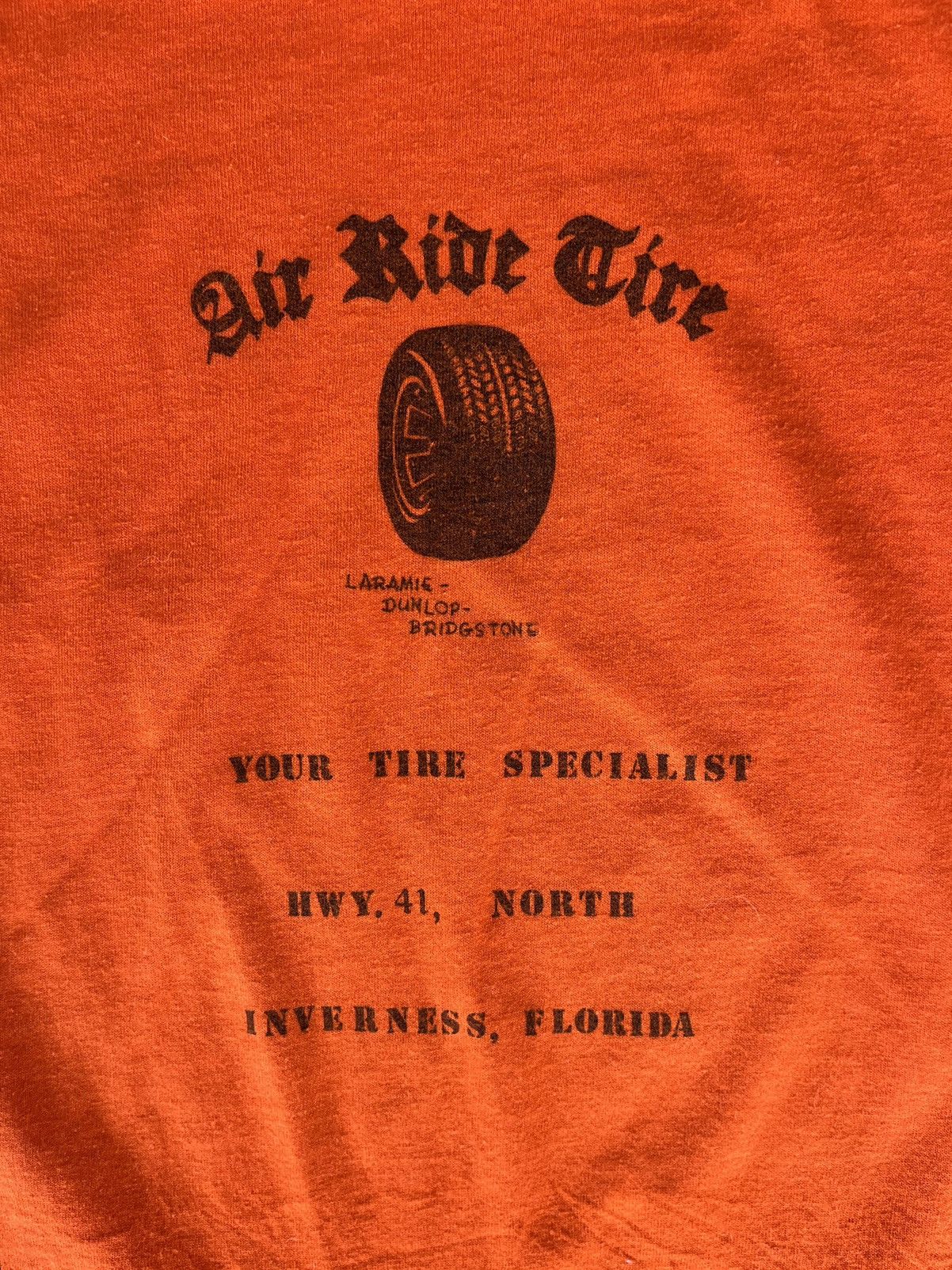 Harley Davidson × Indian Motorcycle × Vintage 1980s Tire store t shirt Size US L / EU 52-54 / 3 - 2 Thumbnail