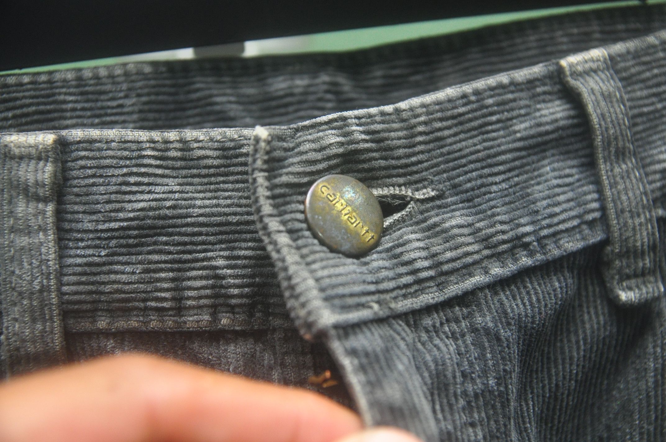 Carhartt × Vintage Vintage Carhatt Grey Colou Cudroy Pant Travis Scott Style Size US 30 / EU 46 - 7 Thumbnail