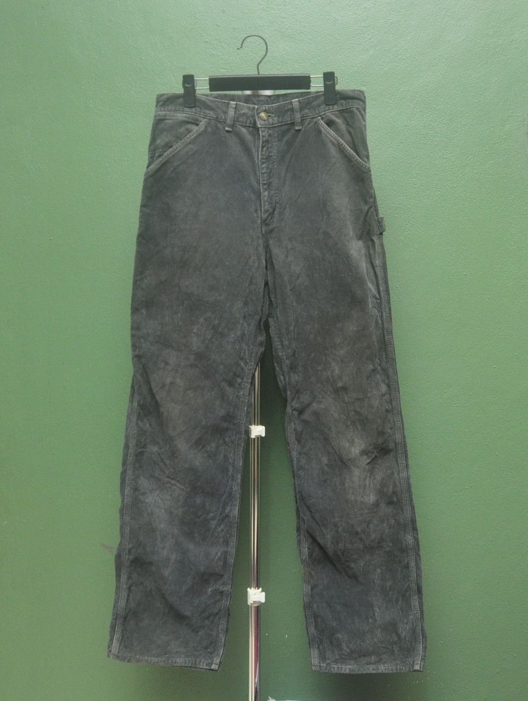 Carhartt × Vintage Vintage Carhatt Grey Colou Cudroy Pant Travis Scott Style Size US 30 / EU 46 - 1 Thumbnail
