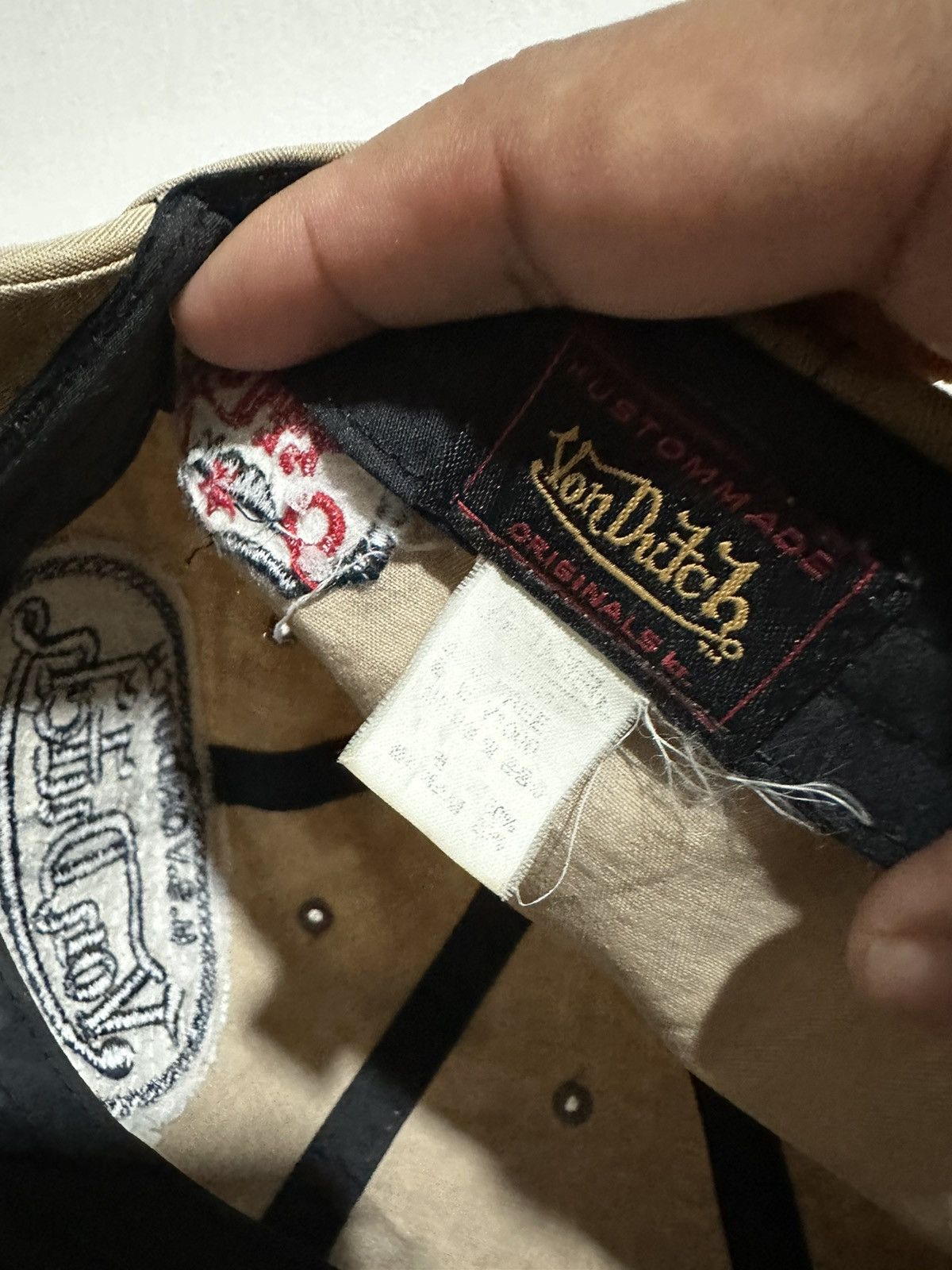 Von Dutch Vtg Distress Eric Bostrom Von Dutch Cap Size ONE SIZE - 6 Thumbnail