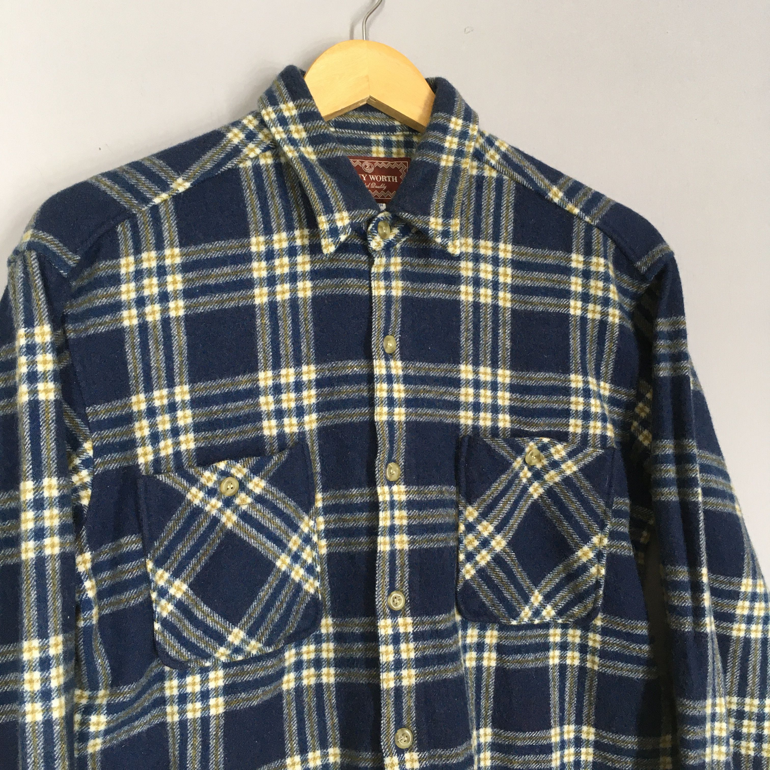 Flannel × Vintage Vintage Penny Worth Tartan Checkered Flannel Shirt Medium Size US M / EU 48-50 / 2 - 3 Thumbnail