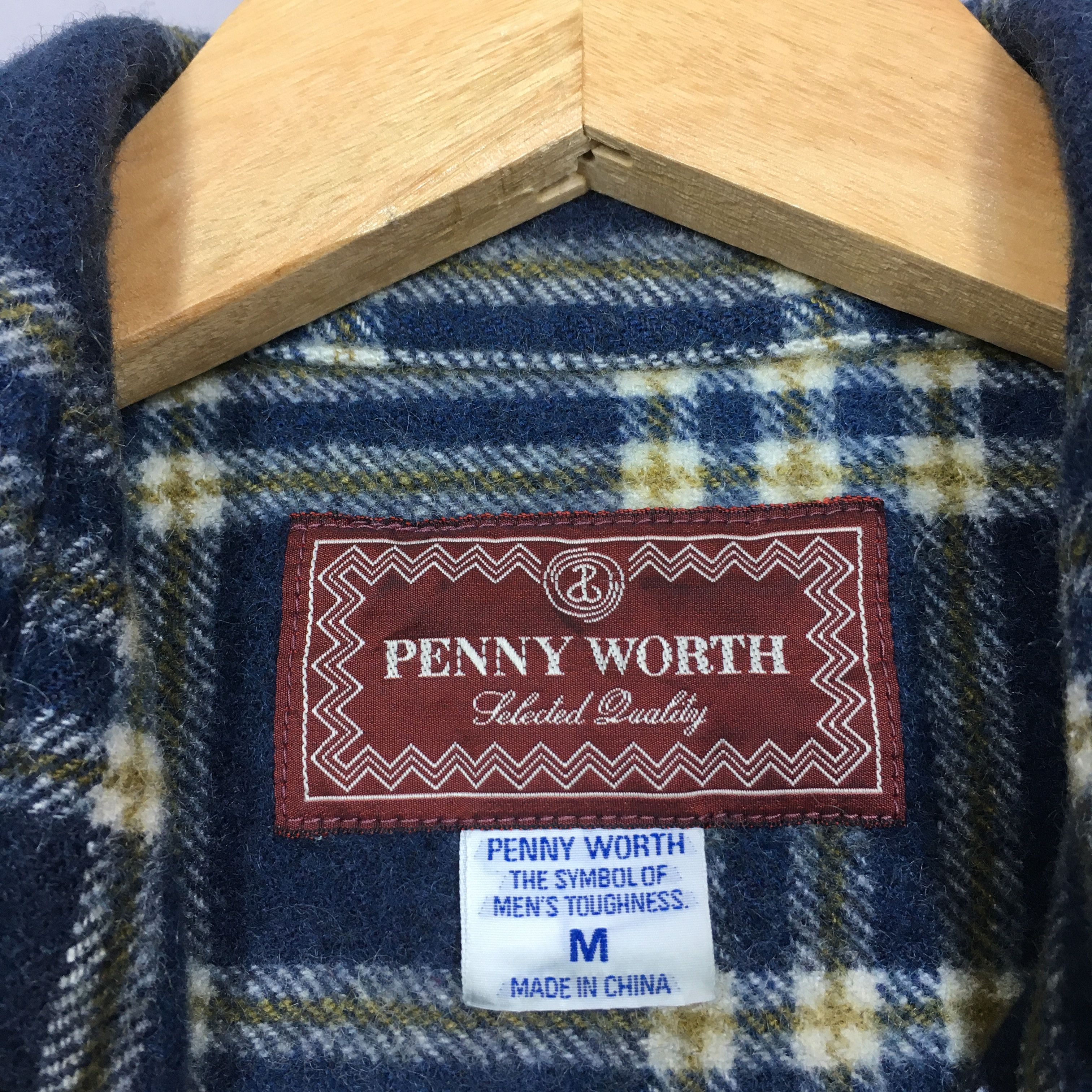 Flannel × Vintage Vintage Penny Worth Tartan Checkered Flannel Shirt Medium Size US M / EU 48-50 / 2 - 5 Thumbnail