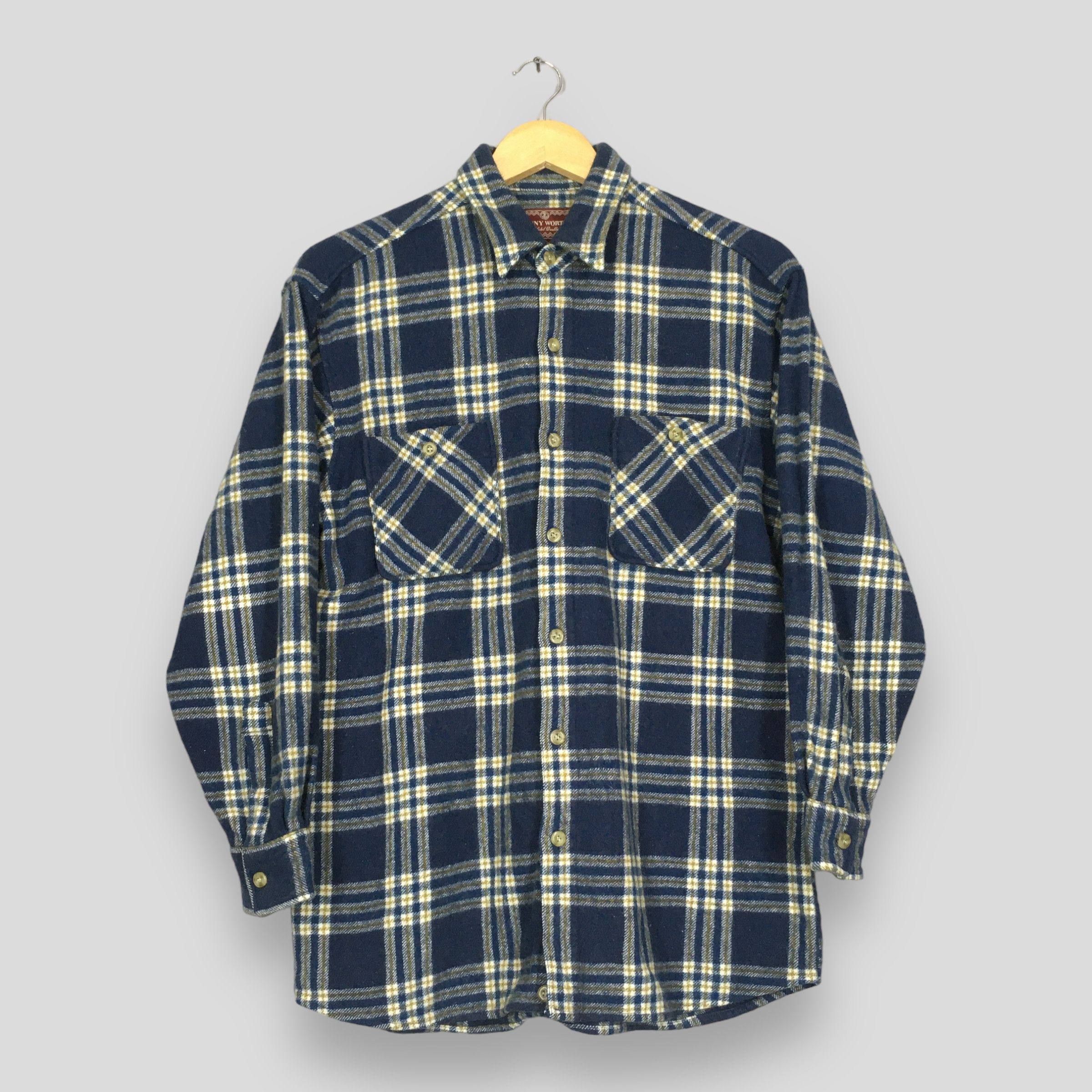 Flannel × Vintage Vintage Penny Worth Tartan Checkered Flannel Shirt Medium Size US M / EU 48-50 / 2 - 1 Thumbnail