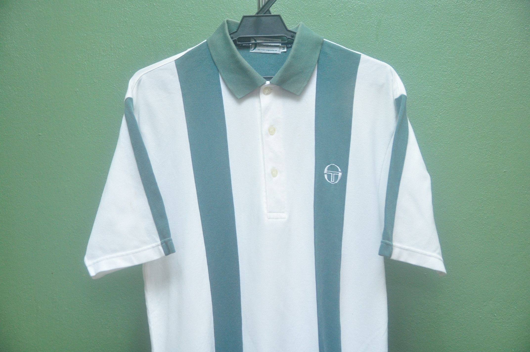 Designer × Japanese Brand × Sergio Tacchini Vintage Sergio Tacchini Shirt Travis Scott Fashion Style Size US M / EU 48-50 / 2 - 3 Thumbnail