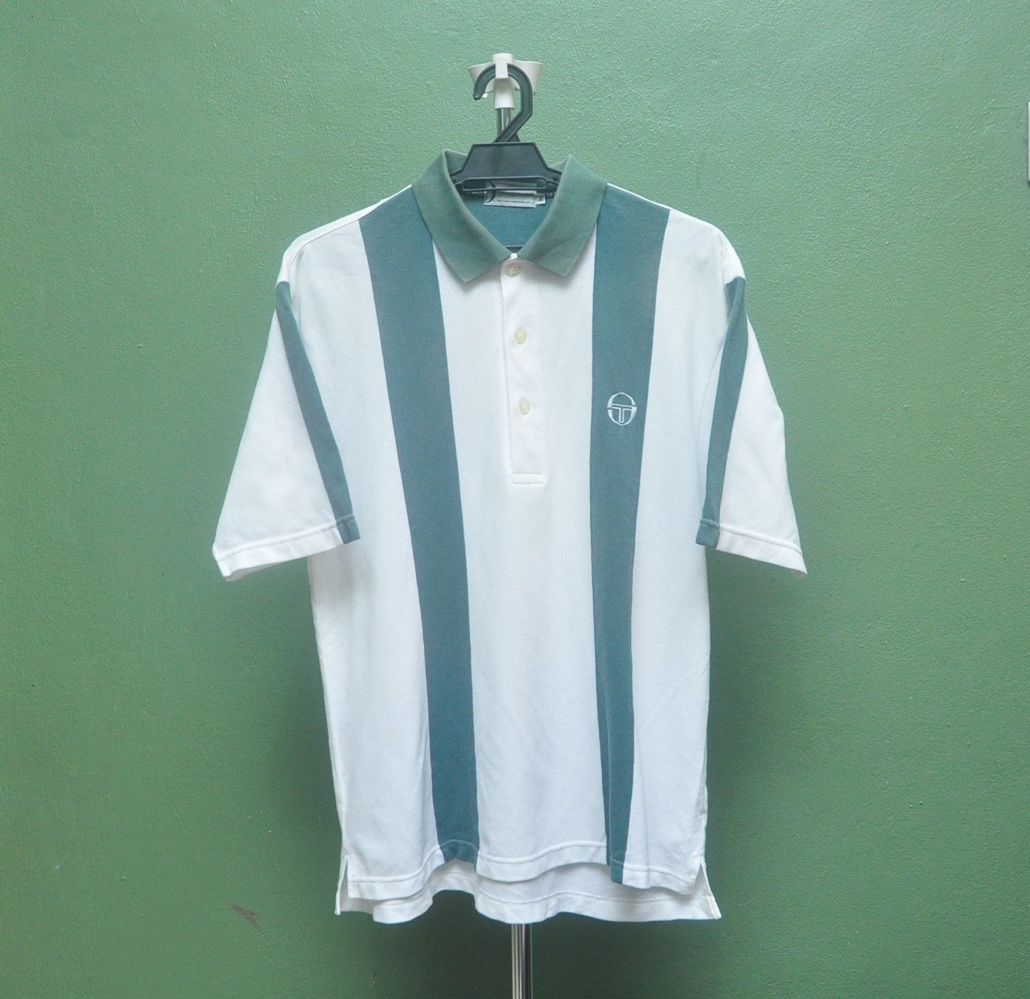Designer × Japanese Brand × Sergio Tacchini Vintage Sergio Tacchini Shirt Travis Scott Fashion Style Size US M / EU 48-50 / 2 - 1 Thumbnail