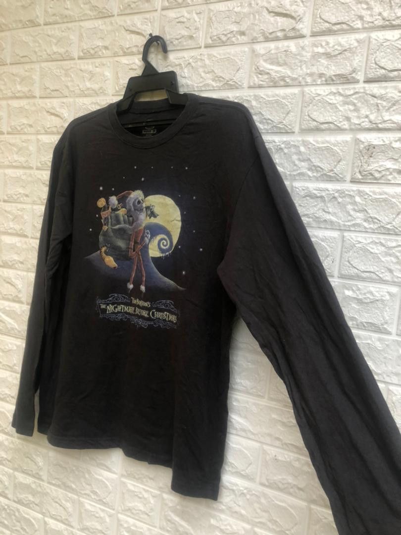 Japanese Brand × Vintage Vintage Tim Burton Nightmare Before Chrismas Movie Shirt Size US M / EU 48-50 / 2 - 4 Thumbnail