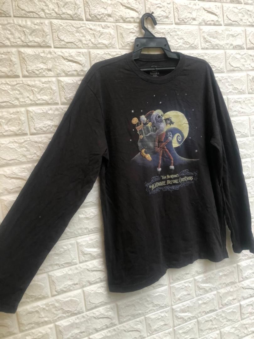 Japanese Brand × Vintage Vintage Tim Burton Nightmare Before Chrismas Movie Shirt Size US M / EU 48-50 / 2 - 3 Thumbnail