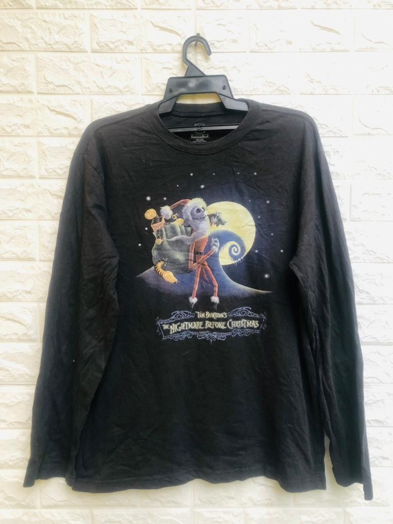 Japanese Brand × Vintage Vintage Tim Burton Nightmare Before Chrismas Movie Shirt Size US M / EU 48-50 / 2 - 1 Thumbnail