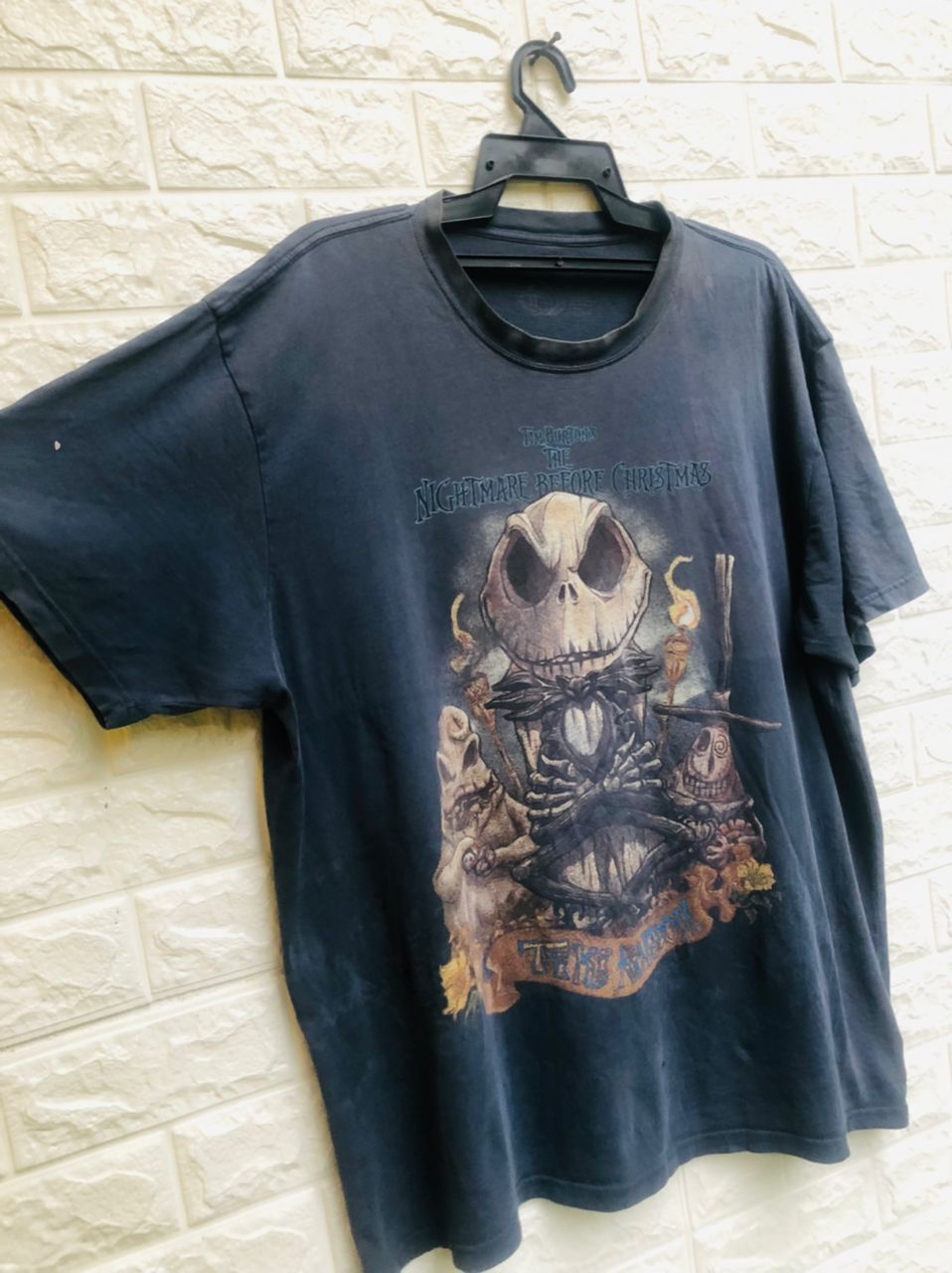 Japanese Brand × Vintage Vintage Tim Burton Nightmare Before Chrismas Movie Shirt Size US XL / EU 56 / 4 - 3 Thumbnail