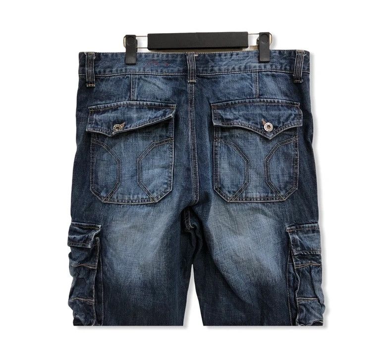 Japanese Brand Japanese Brand Jeanholic Cargo Denim Pant Size US 35 - 6 Thumbnail