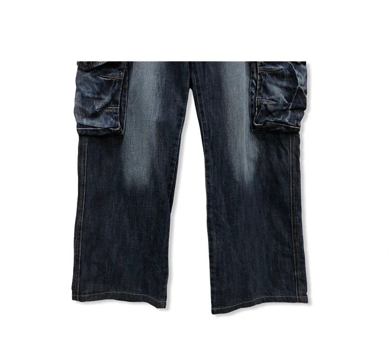 Japanese Brand Japanese Brand Jeanholic Cargo Denim Pant Size US 35 - 4 Thumbnail
