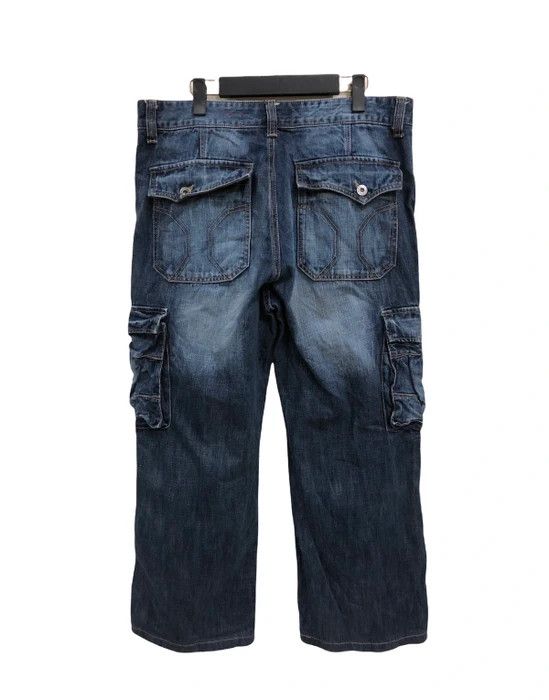 Japanese Brand Japanese Brand Jeanholic Cargo Denim Pant Size US 35 - 5 Thumbnail