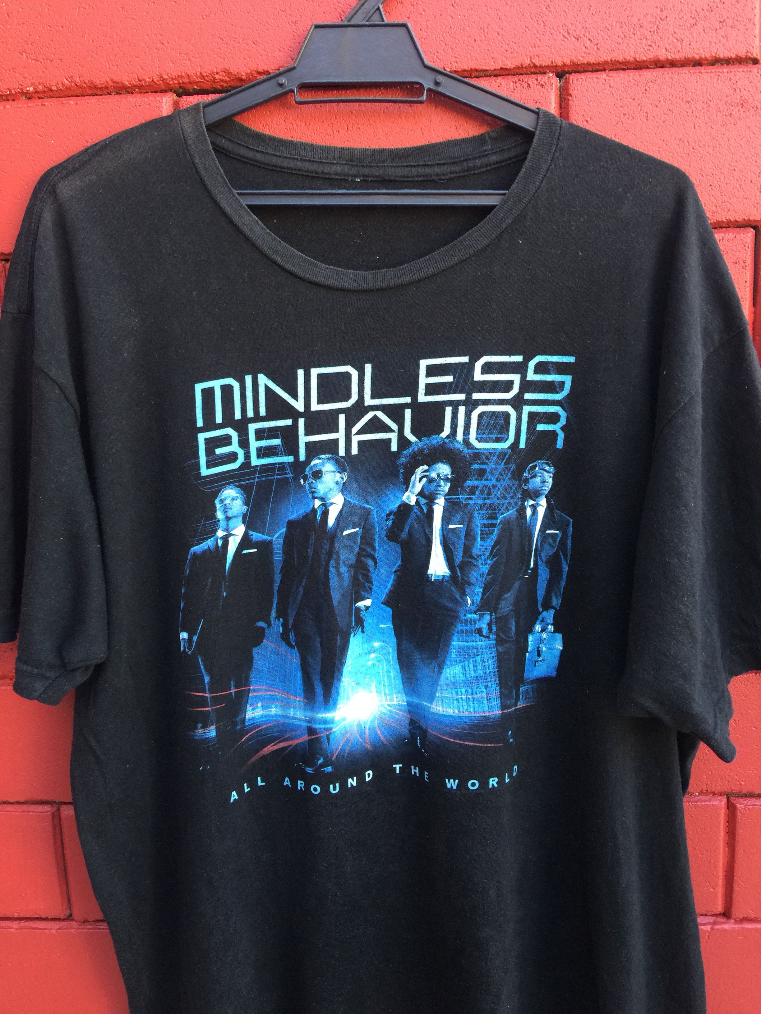Band Tees × Japanese Brand Mindless Behaviour All Around The World Shirt Size US L / EU 52-54 / 3 - 3 Thumbnail