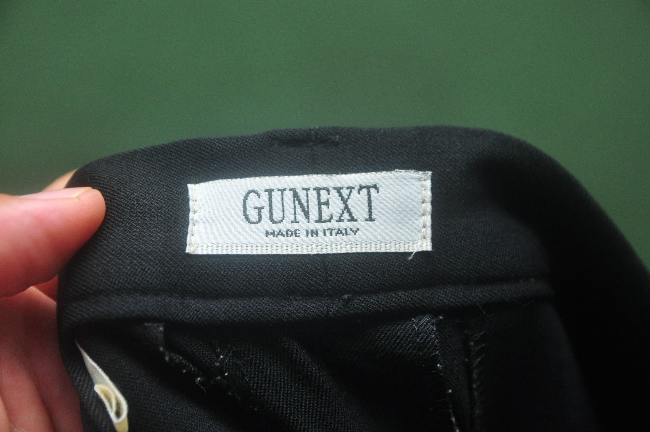 Japanese Brand × Vintage Gunext Made In Italy Black Pant Size US 30 / EU 46 - 6 Thumbnail
